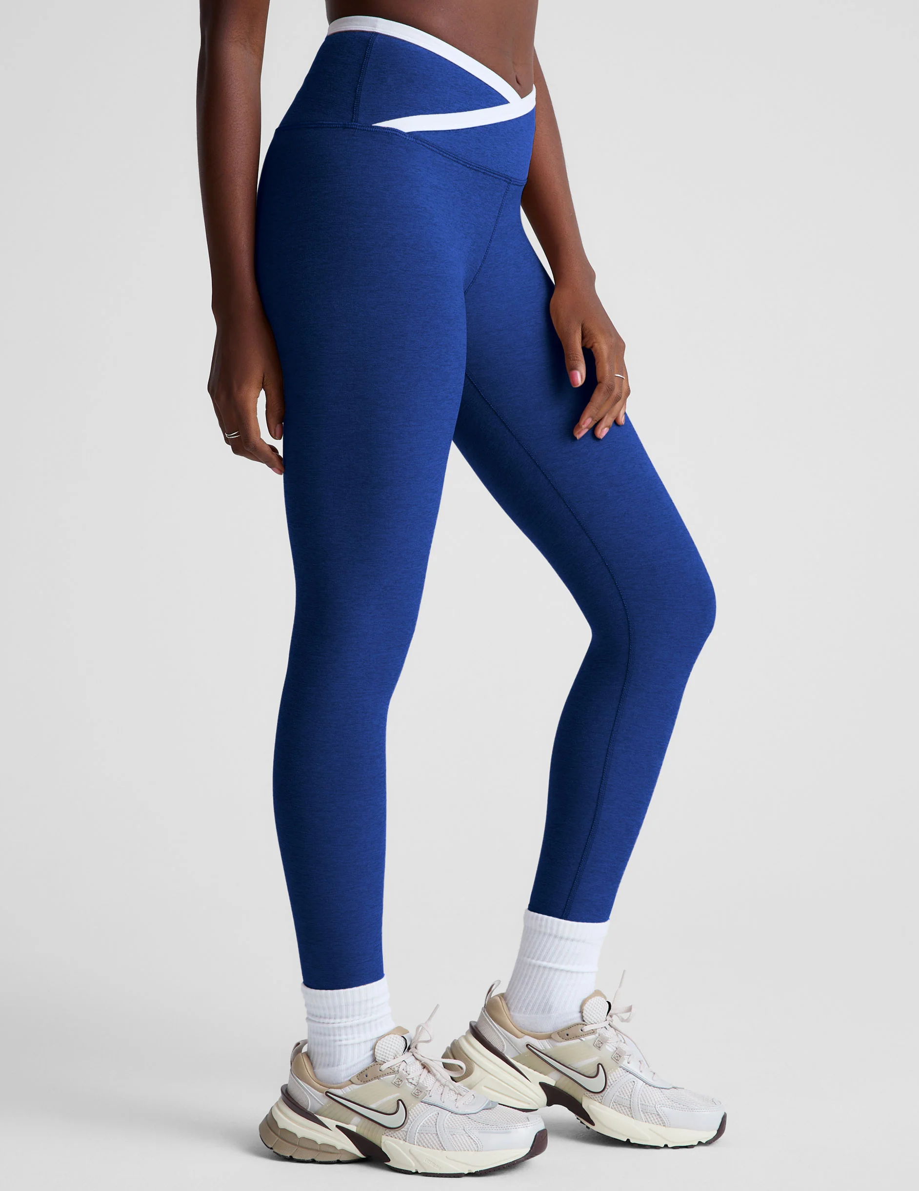 Spacedye Outlines High Waisted Midi Legging - Styles Love