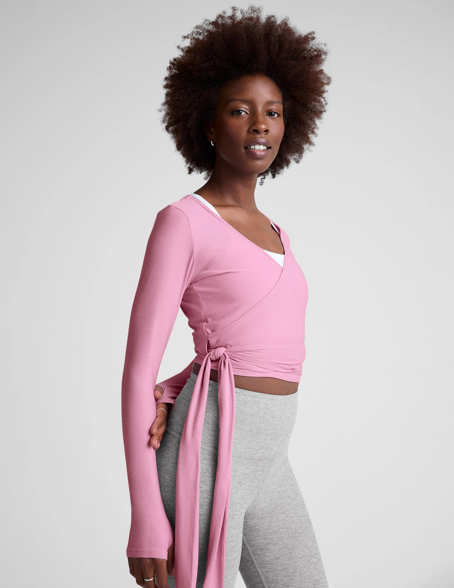 Featherweight Waist No Time Wrap Top - Styles Love