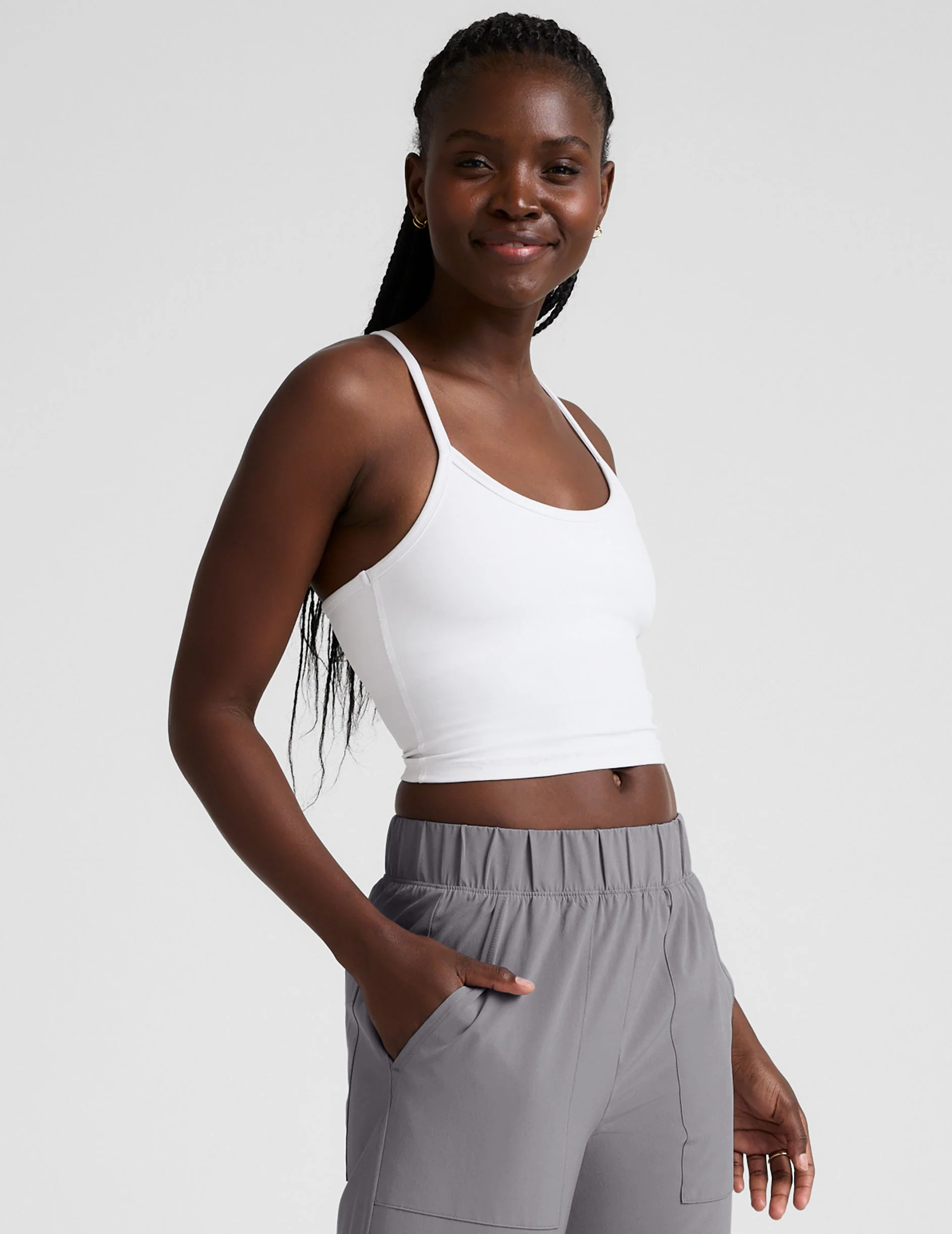 Spacedye Slim Racerback Cropped Tank - Styles Love