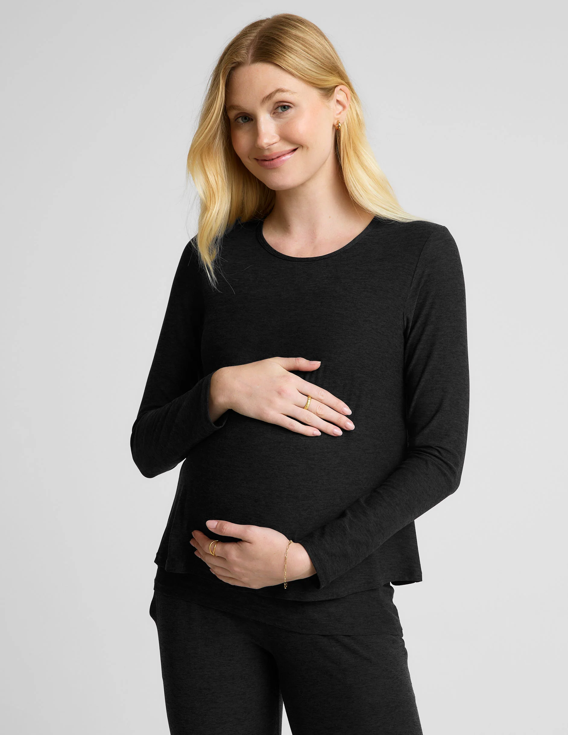 Featherweight Under Wraps Nursing Overlap Tee - Styles Love