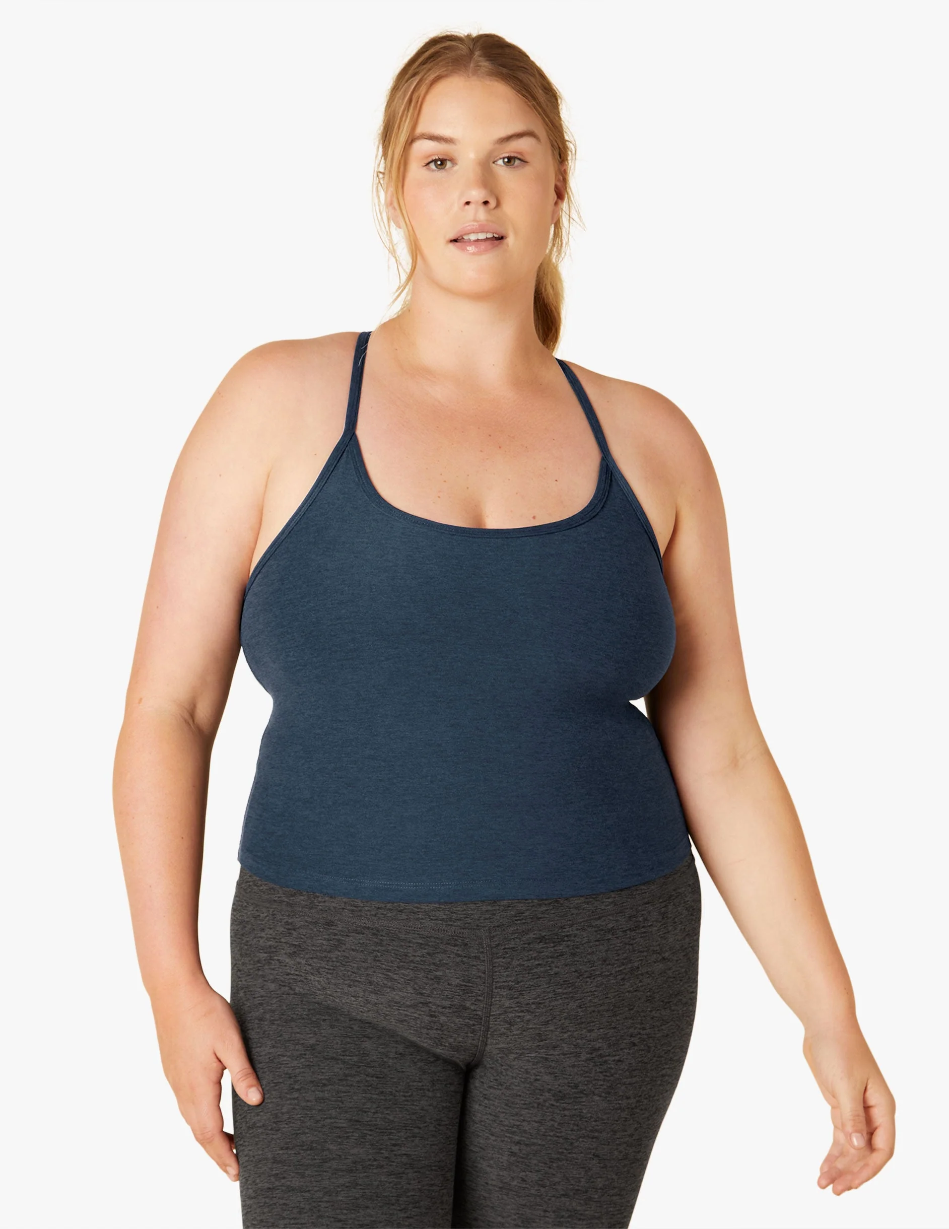 Spacedye Slim Racerback Cropped Tank - Styles Love