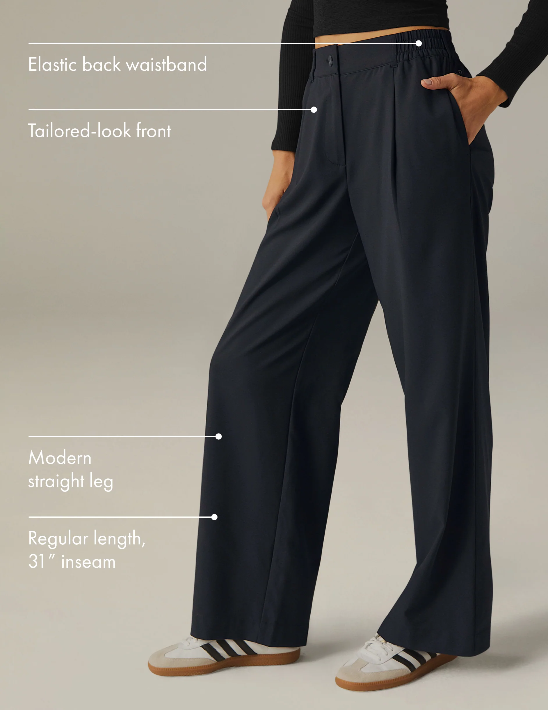 Status Wide Leg Trouser - Styles Love