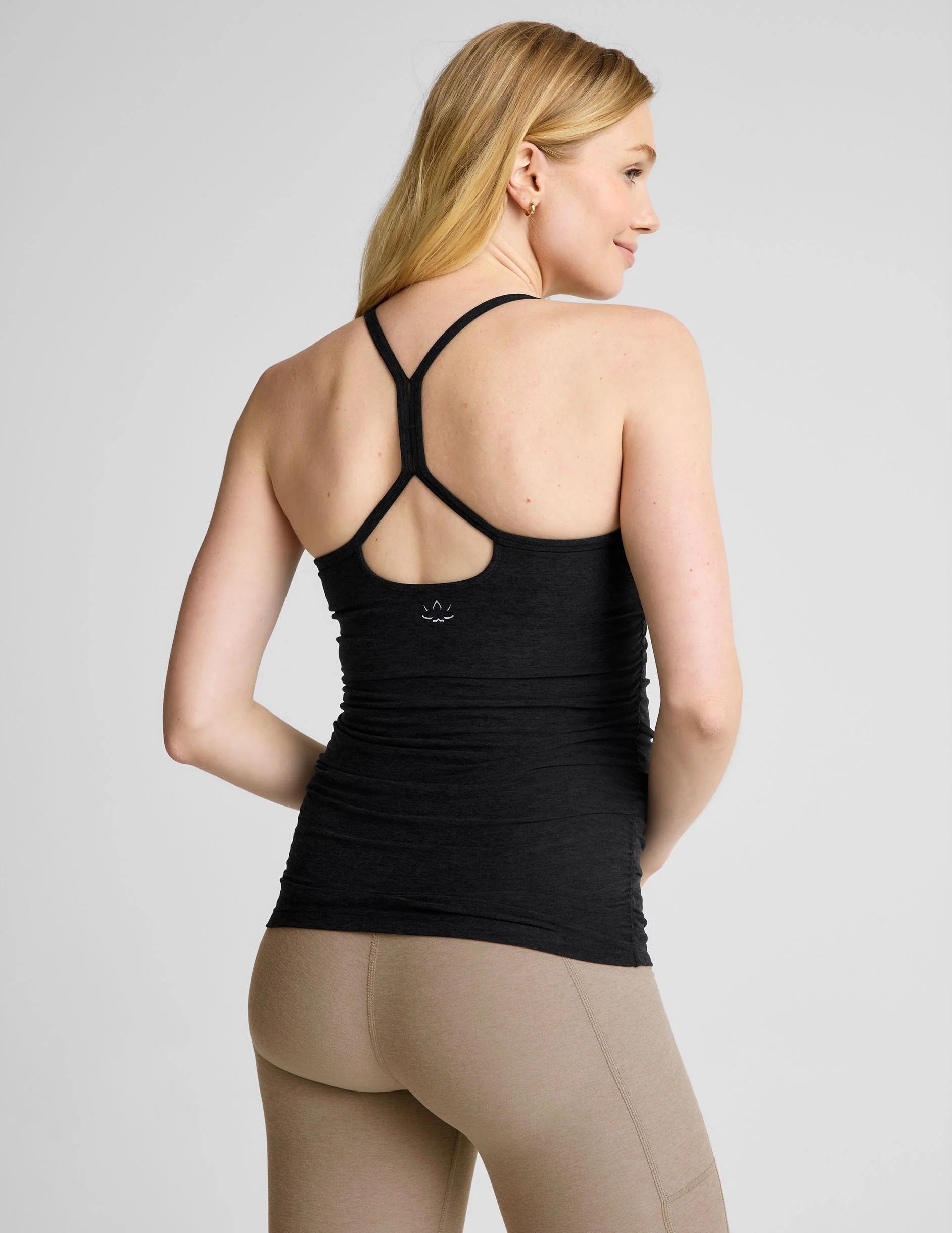 Spacedye Keep Your Cool Maternity Slim Racerback Tank - Styles Love