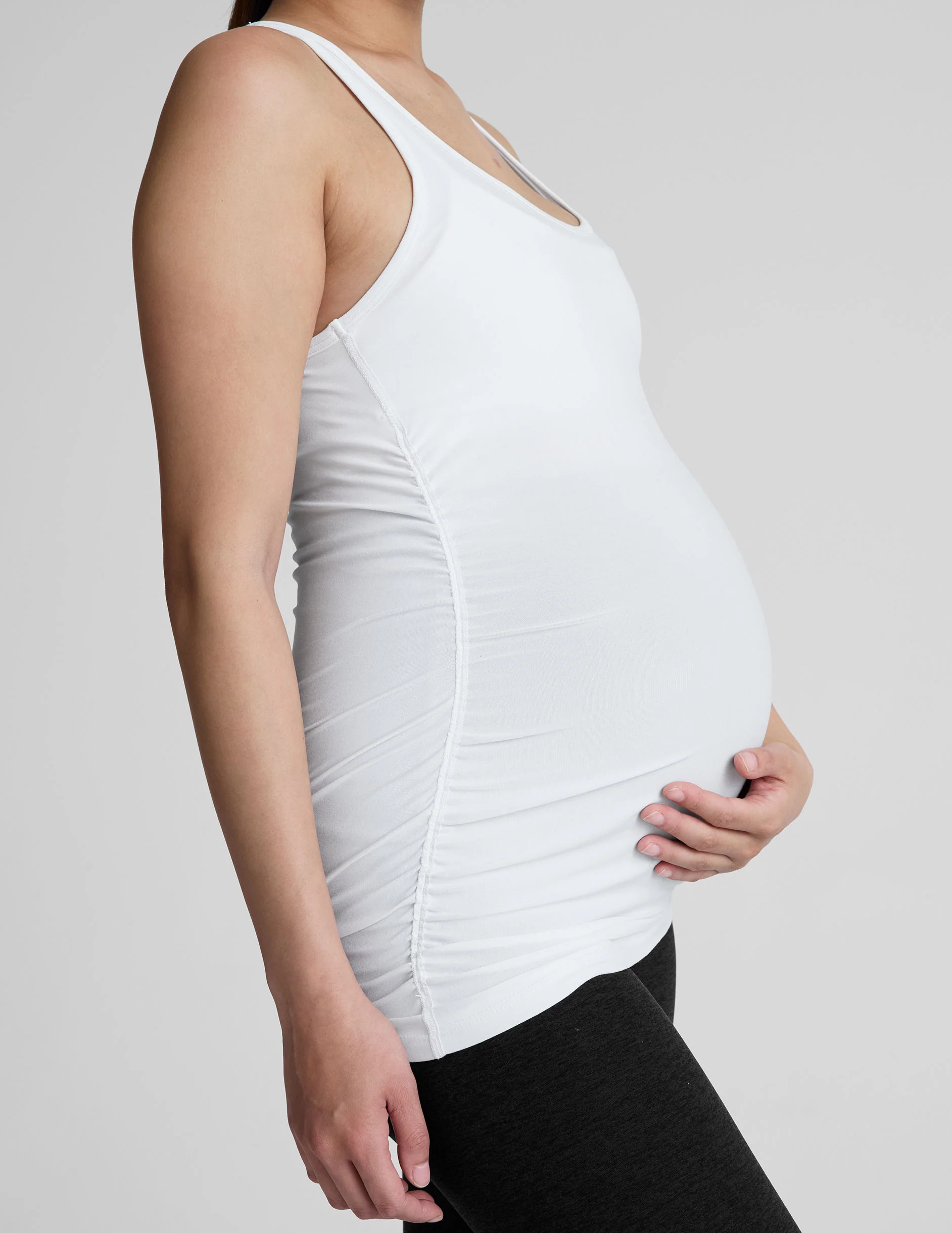 Featherweight Let It Grow Racerback Maternity Tank - Styles Love