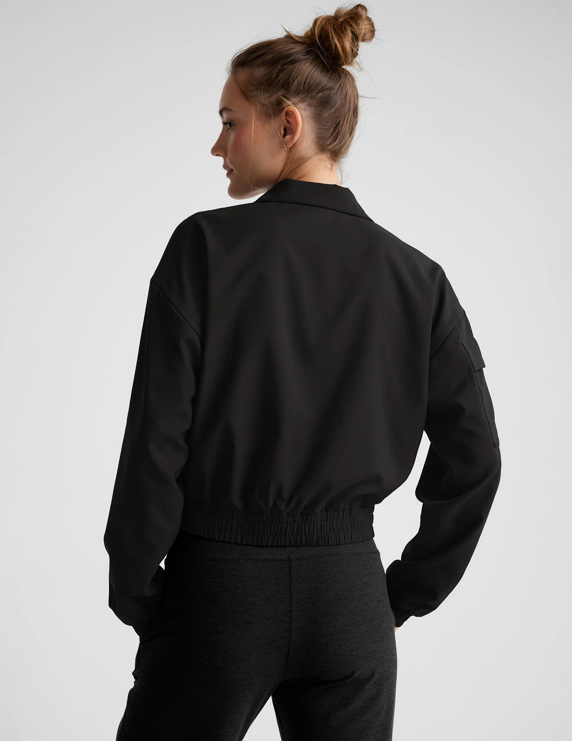 Status Pocket Sleeve Cropped Jacket - Styles Love