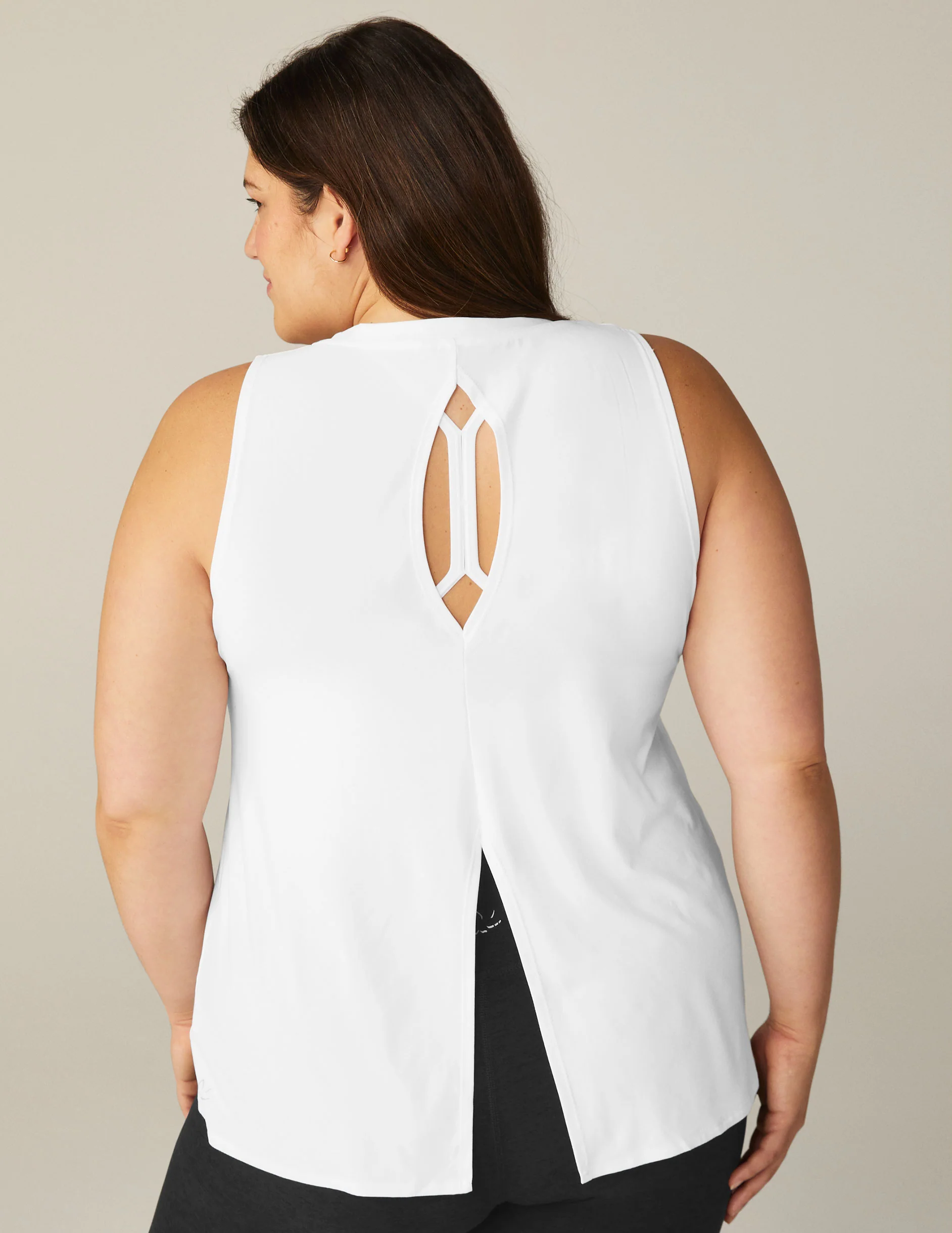 Featherweight All About It Split Back Tank (1X-4X) - Styles Love
