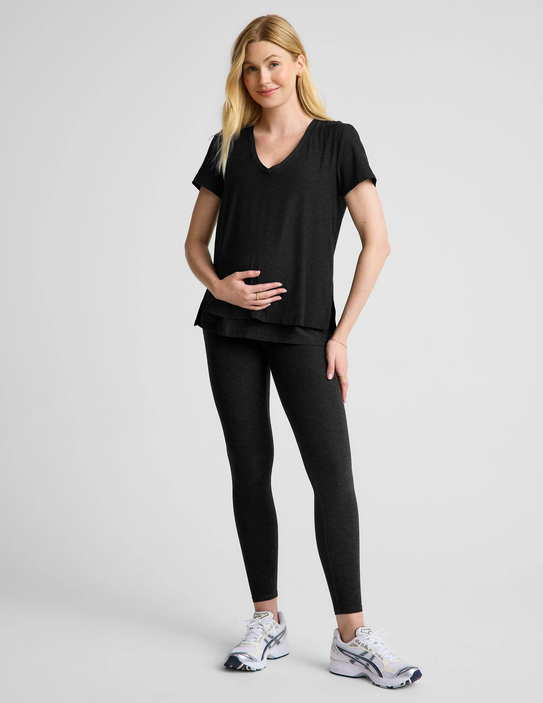Featherweight Cozy Cover Maternity Nursing Tee - Styles Love