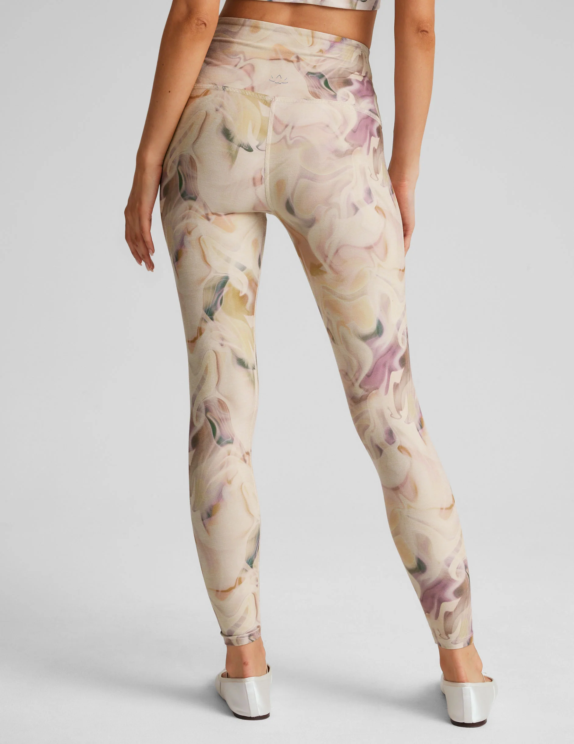 Earthen Swirl SoftMark High Waisted Midi Legging - Styles Love