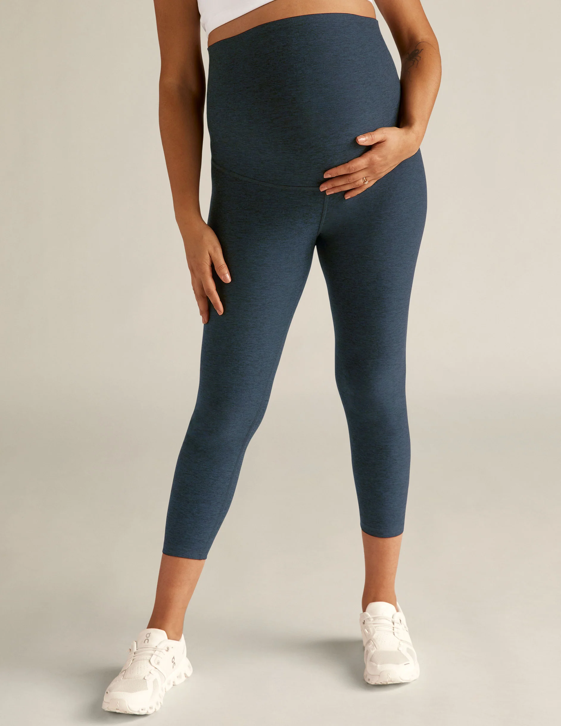 Spacedye Love The Bump Capri Maternity Legging - Styles Love