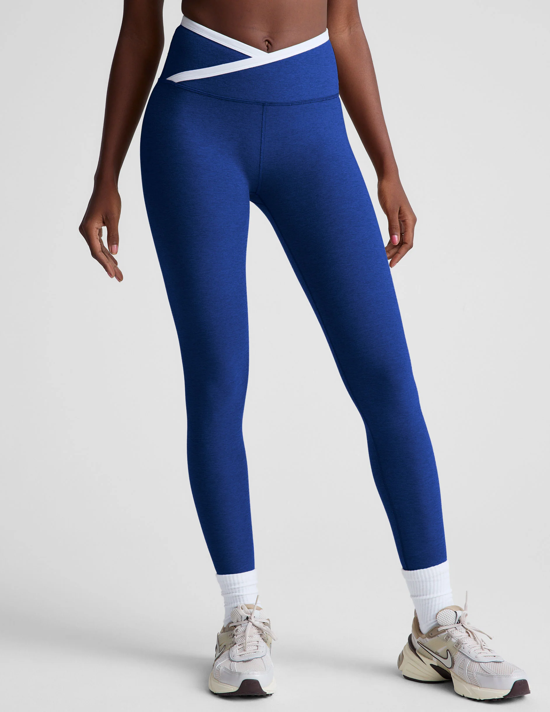 Spacedye Outlines High Waisted Midi Legging - Styles Love