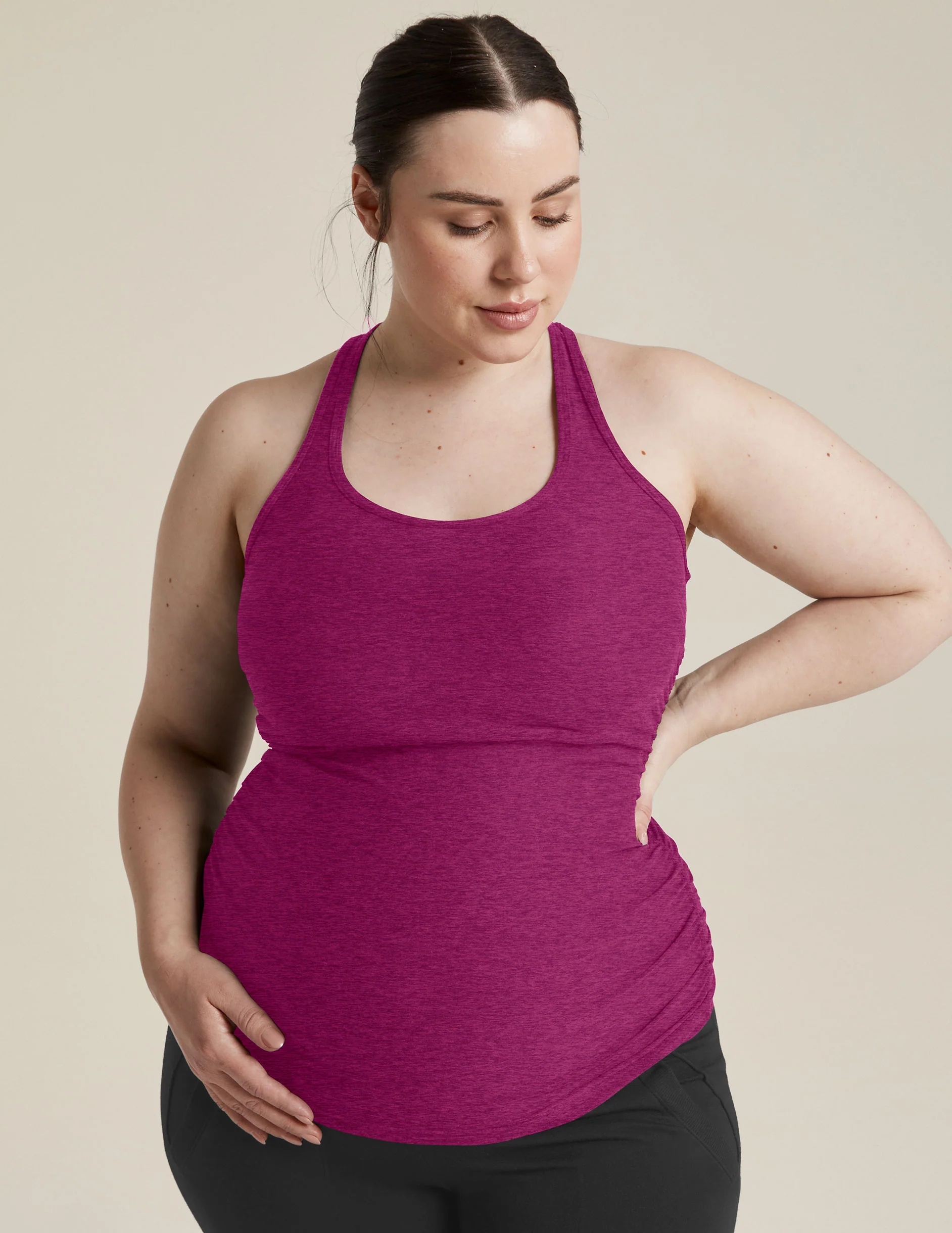 Featherweight Let It Grow Racerback Maternity Tank - Styles Love