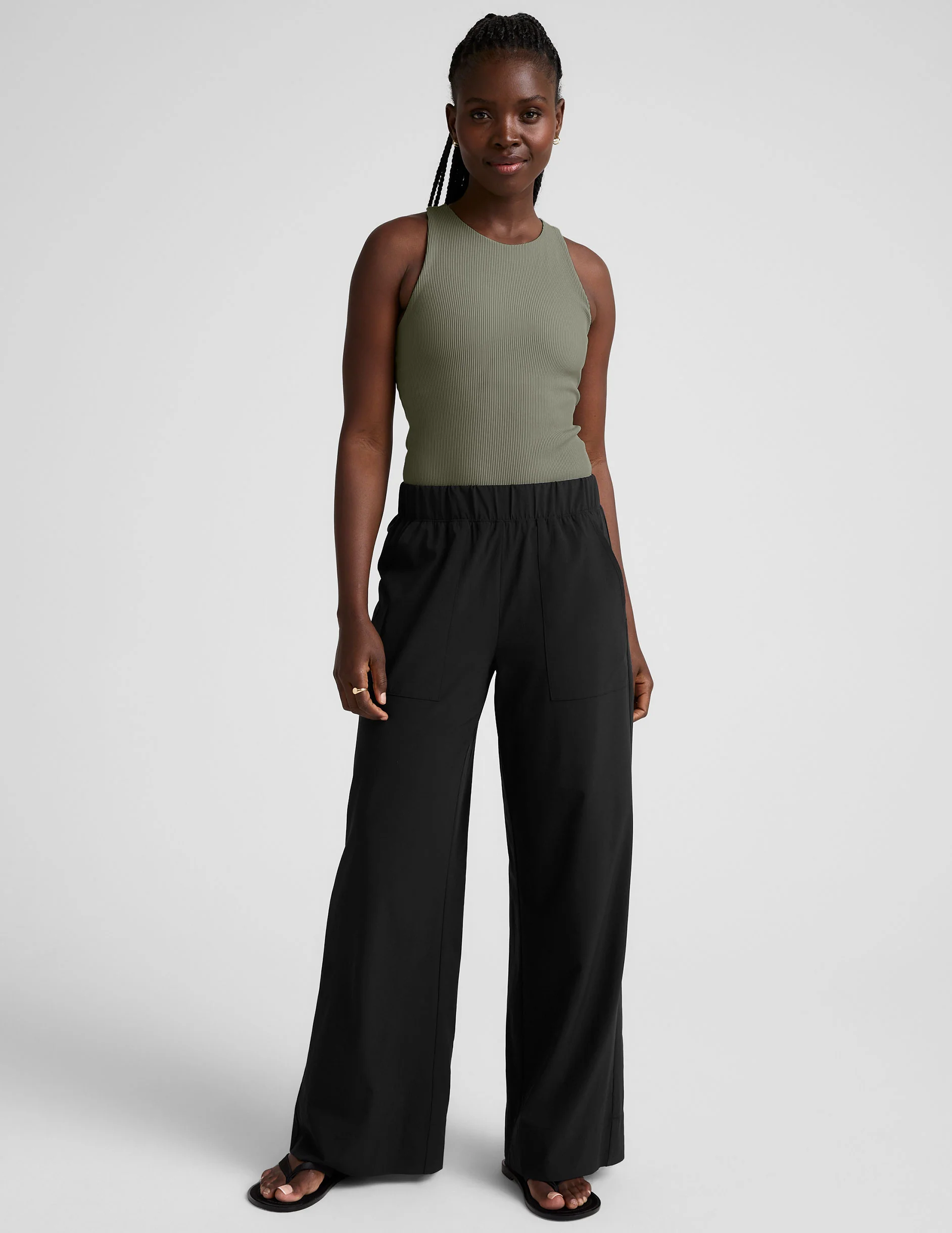 Refocus Ribbed Classic Tank - Styles Love