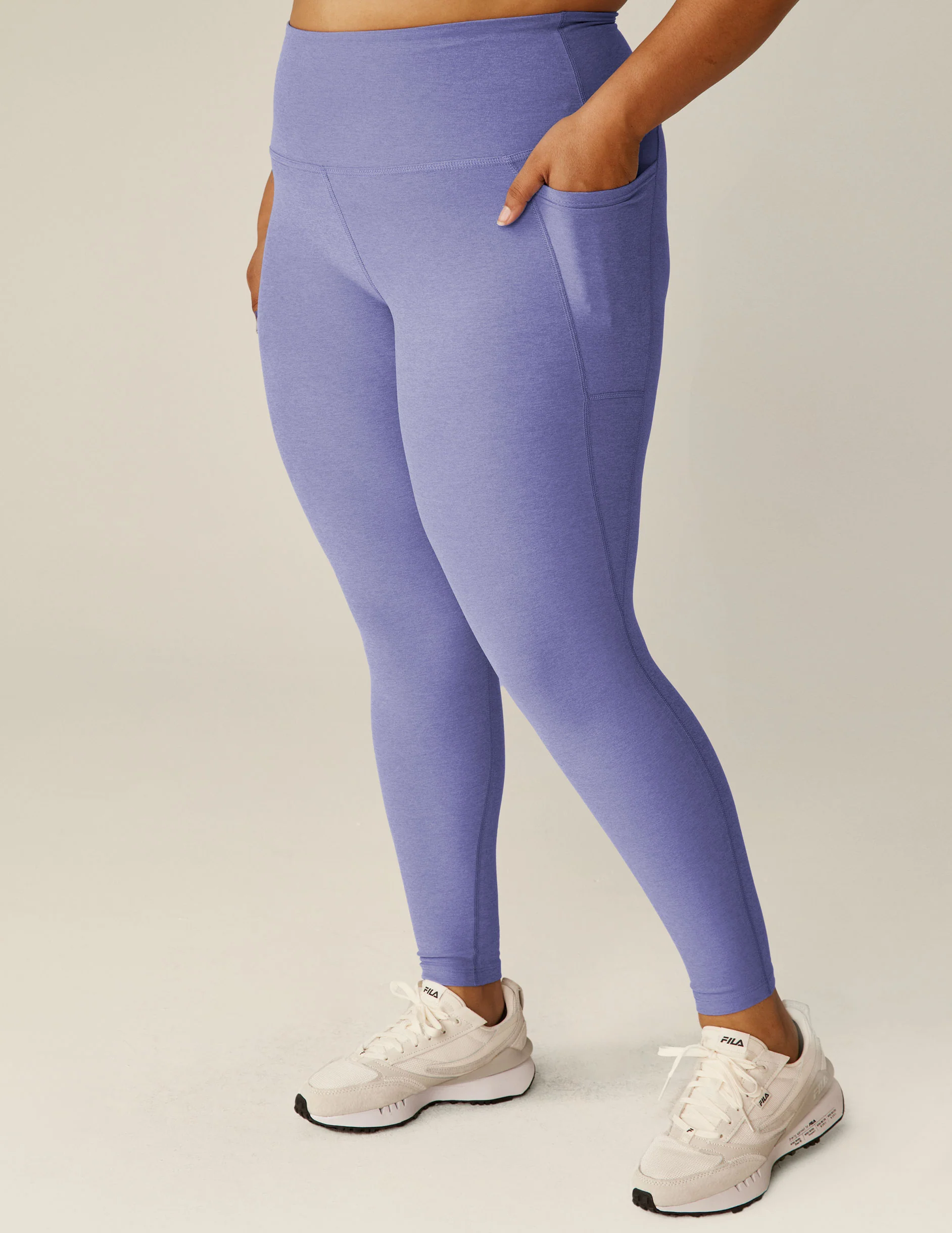 Spacedye Out Of Pocket High Waisted Midi Legging - Styles Love