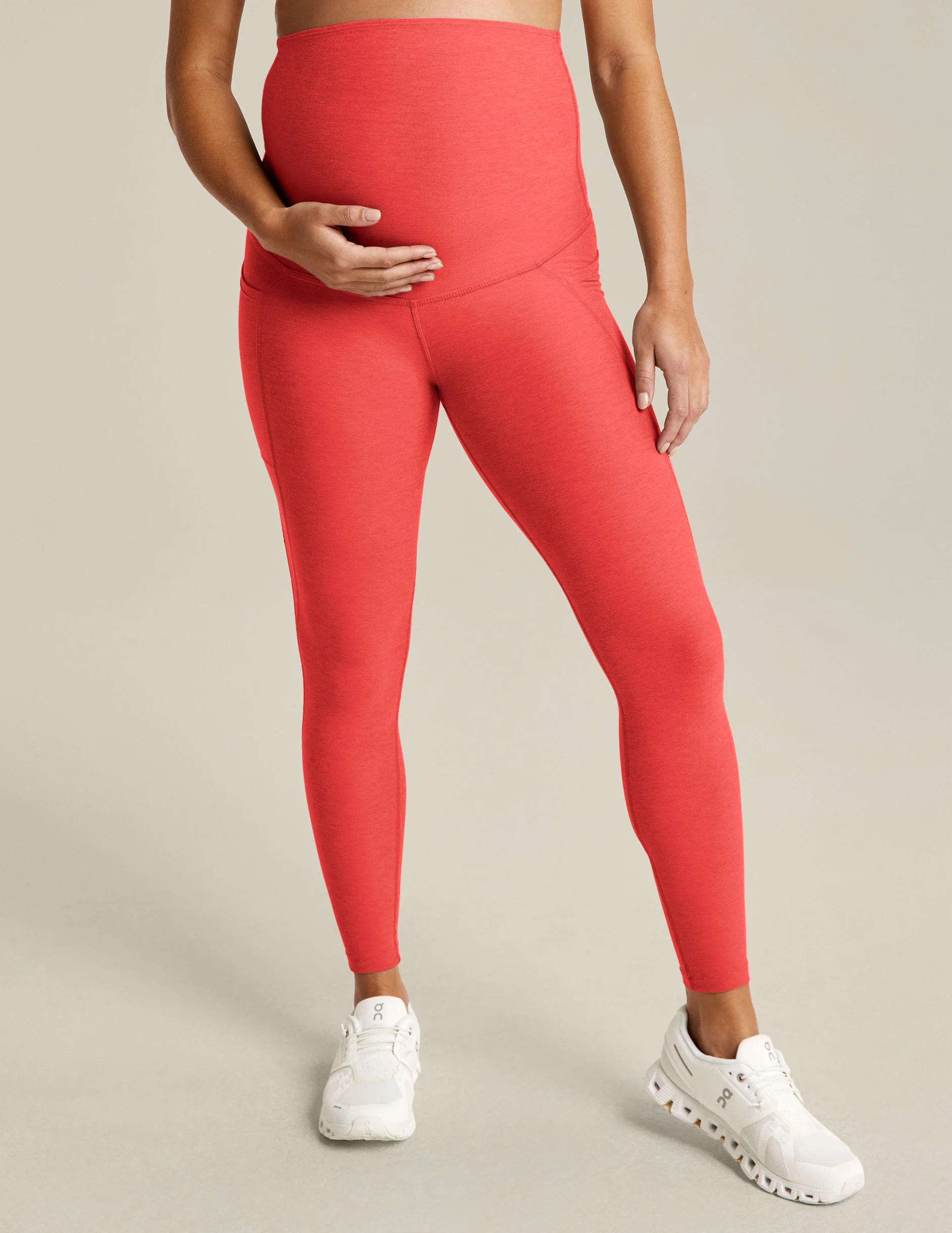 Spacedye Love the Bump Maternity Pocket Midi Legging - Styles Love