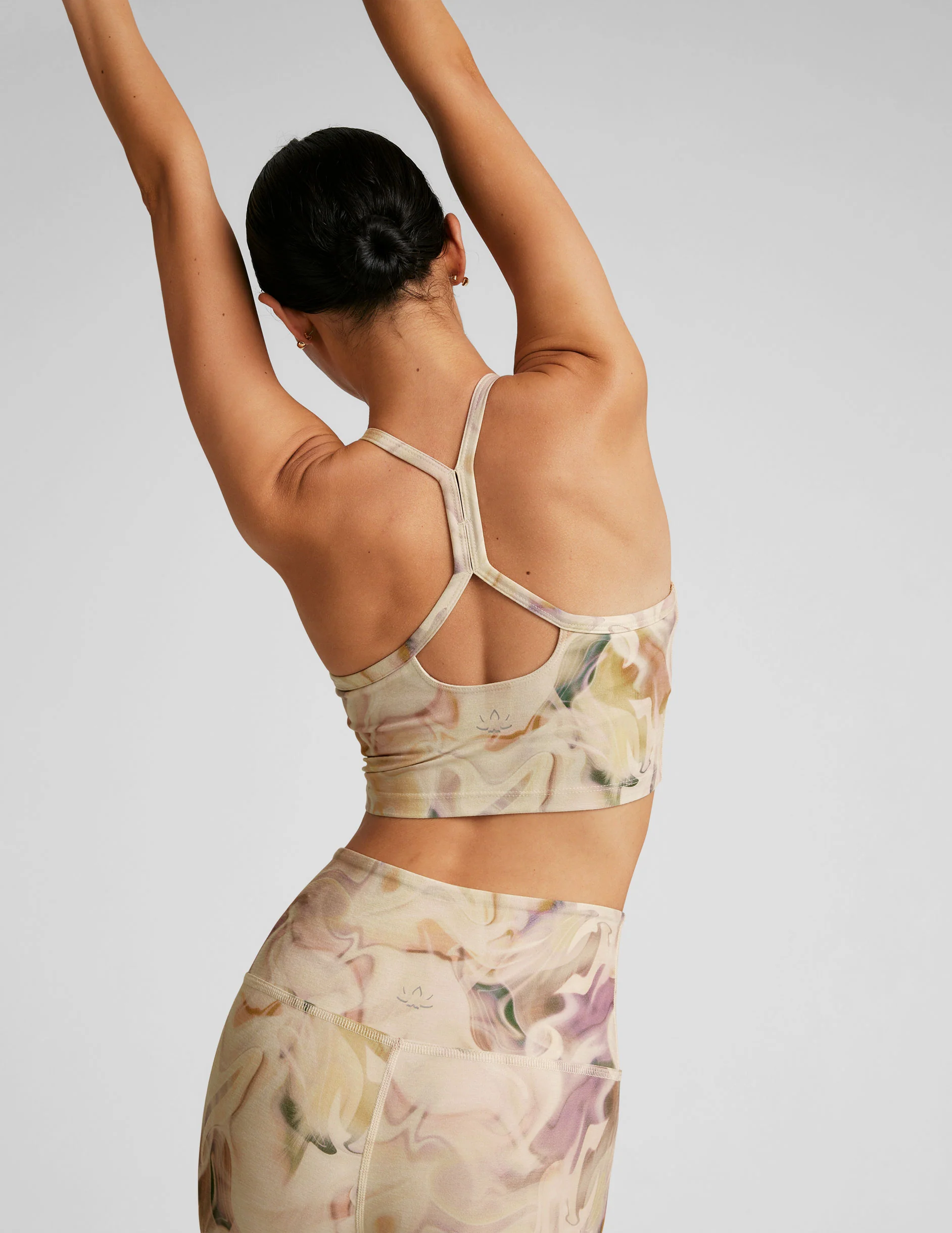 Earthen Swirl SoftMark Slim Racerback High Cropped Tank - Styles Love