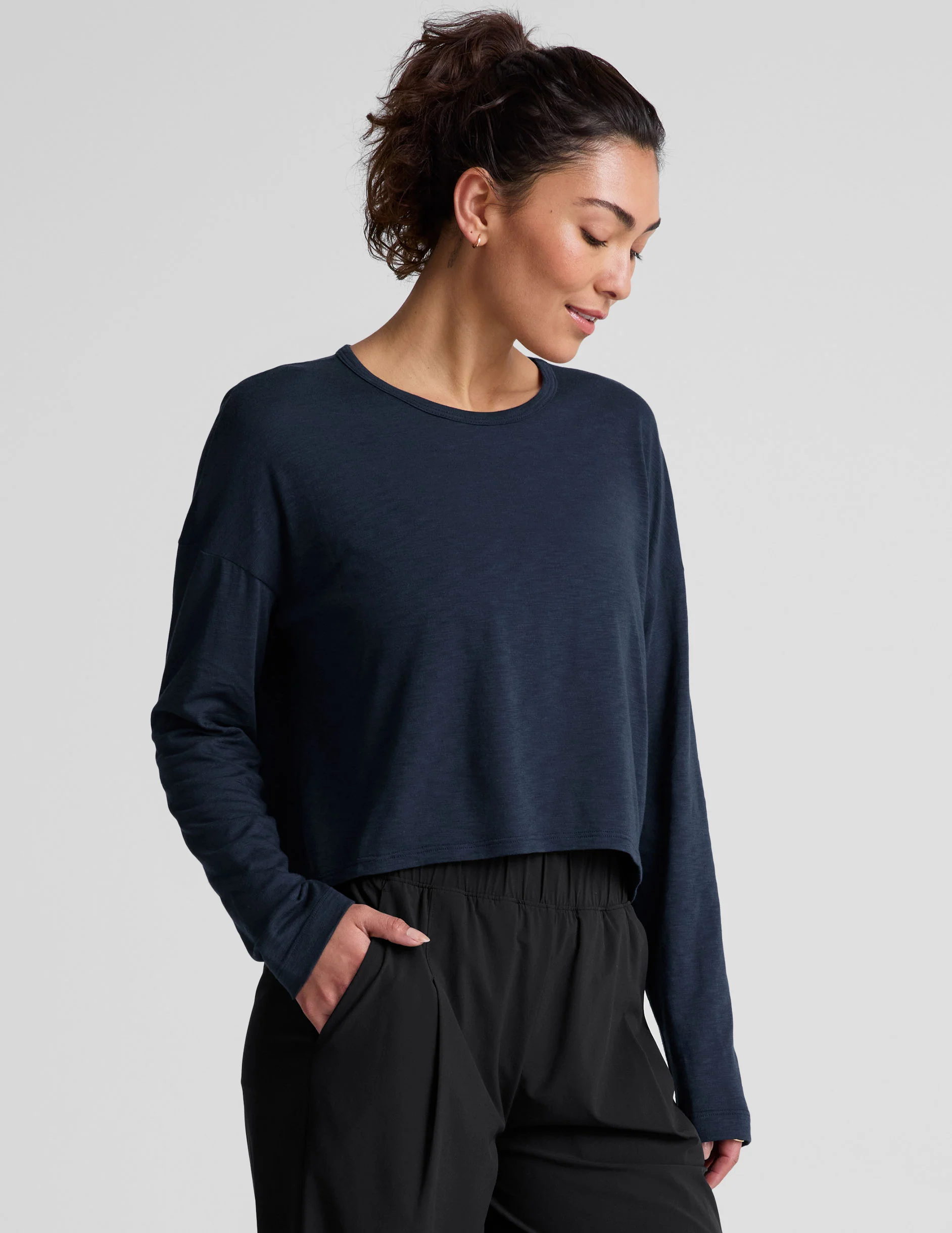 Signature High Low Long Sleeve Top - Styles Love