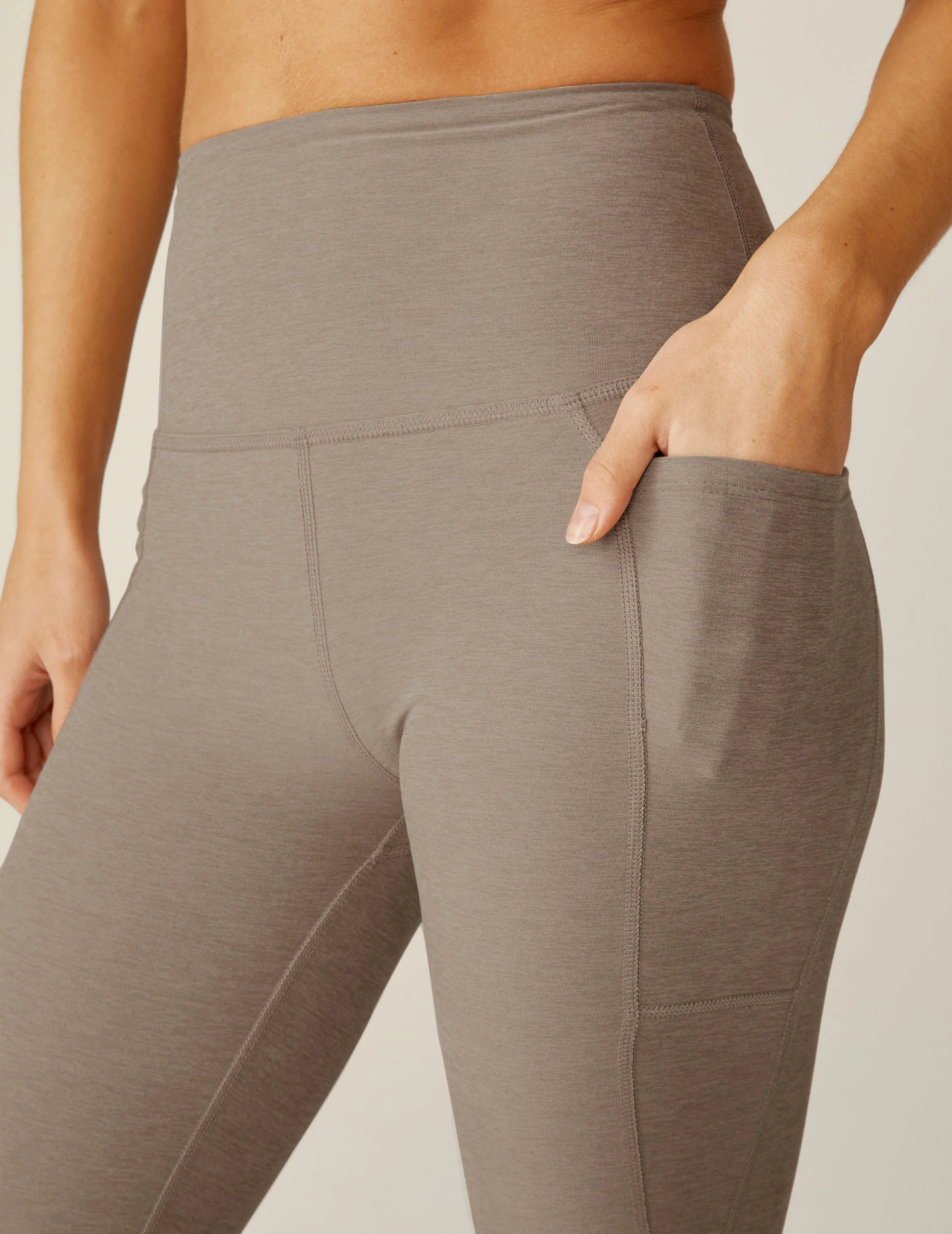 Spacedye Out Of Pocket High Waisted Midi Legging - Styles Love