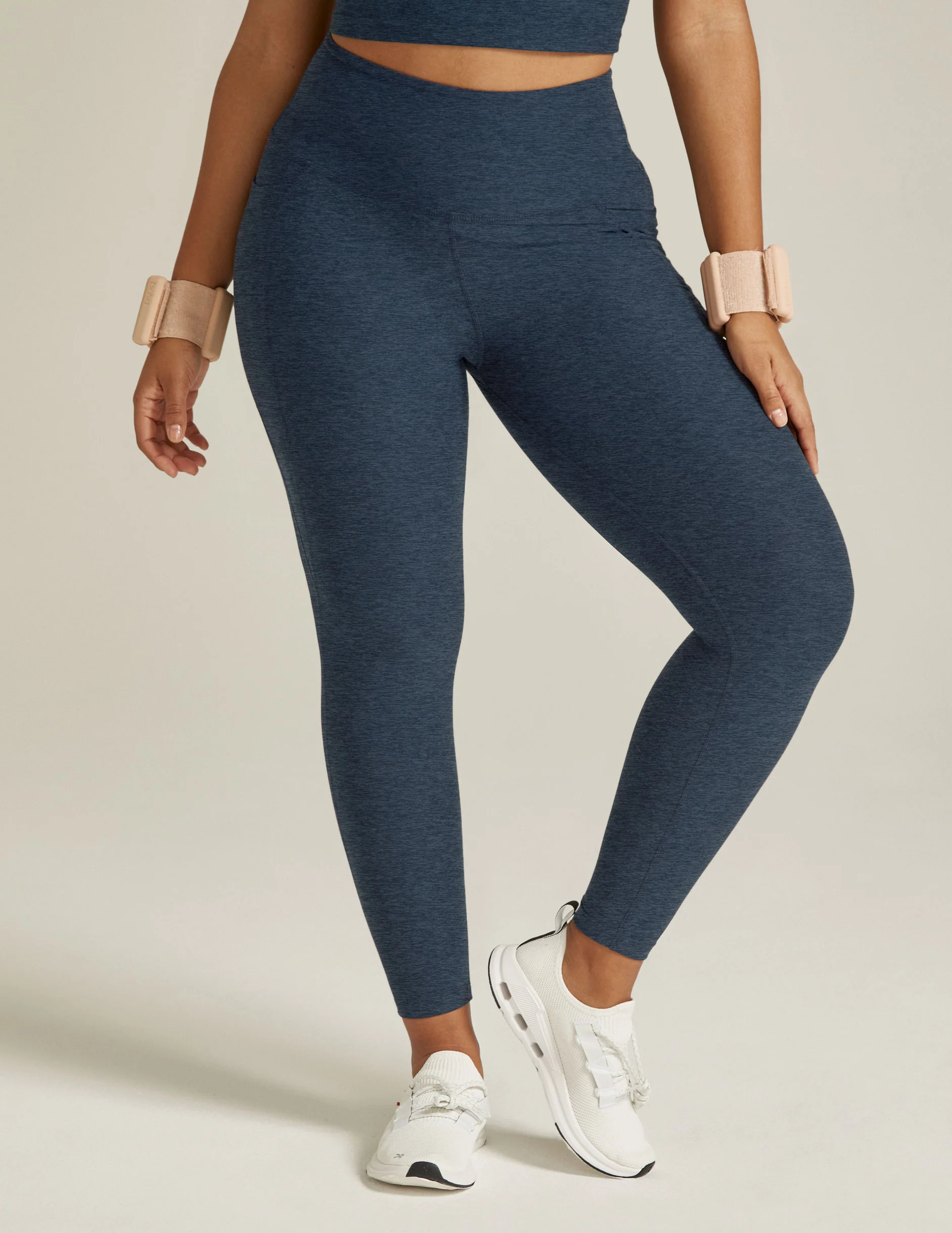 Spacedye Out Of Pocket High Waisted Midi Legging - Styles Love