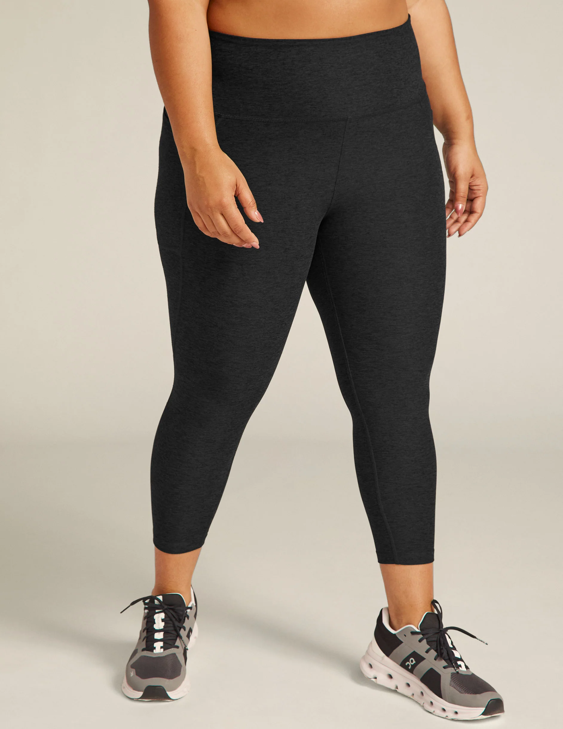 Spacedye Out Of Pocket High Waisted Midi Legging - Styles Love