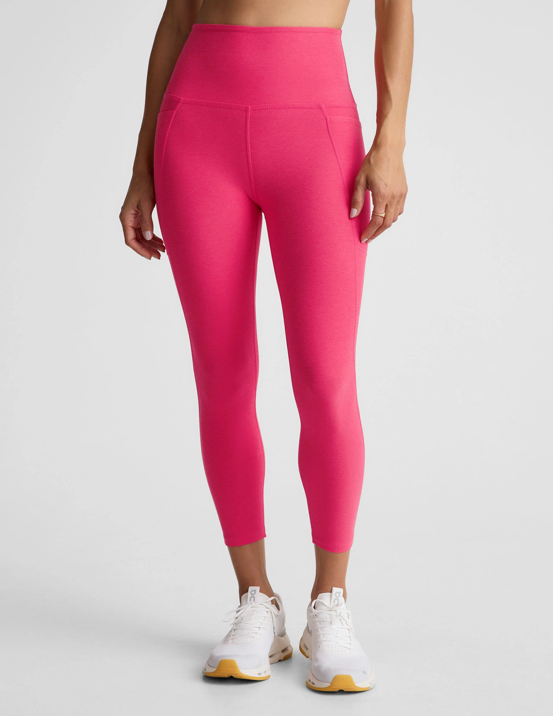 Spacedye Out Of Pocket High Waisted Capri Legging - Styles Love