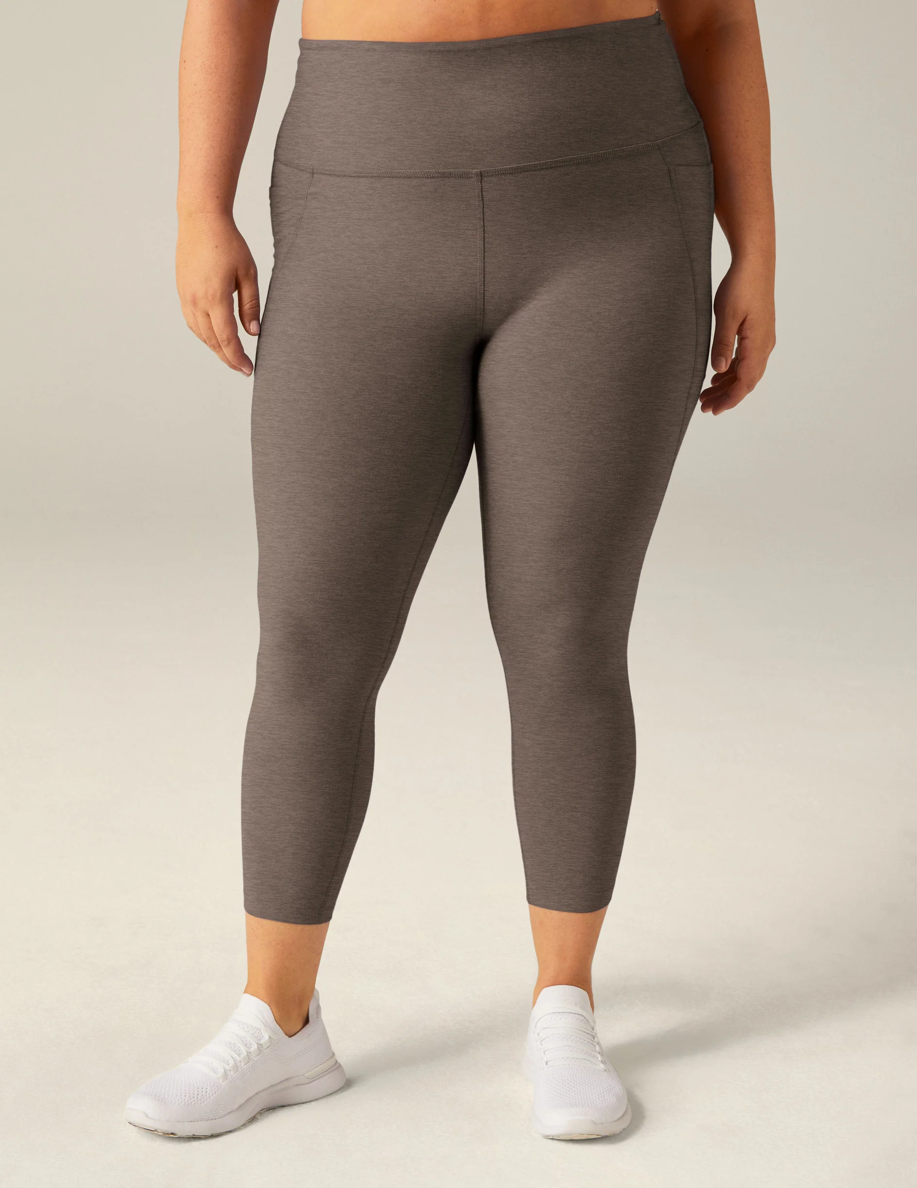 Spacedye Out Of Pocket High Waisted Midi Legging - Styles Love