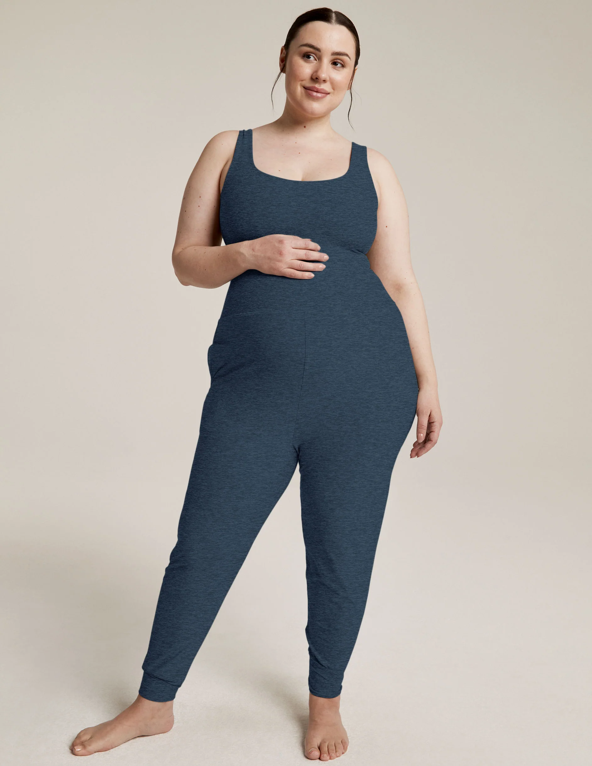 Spacedye Grow In Comfort Maternity Jumpsuit - Styles Love