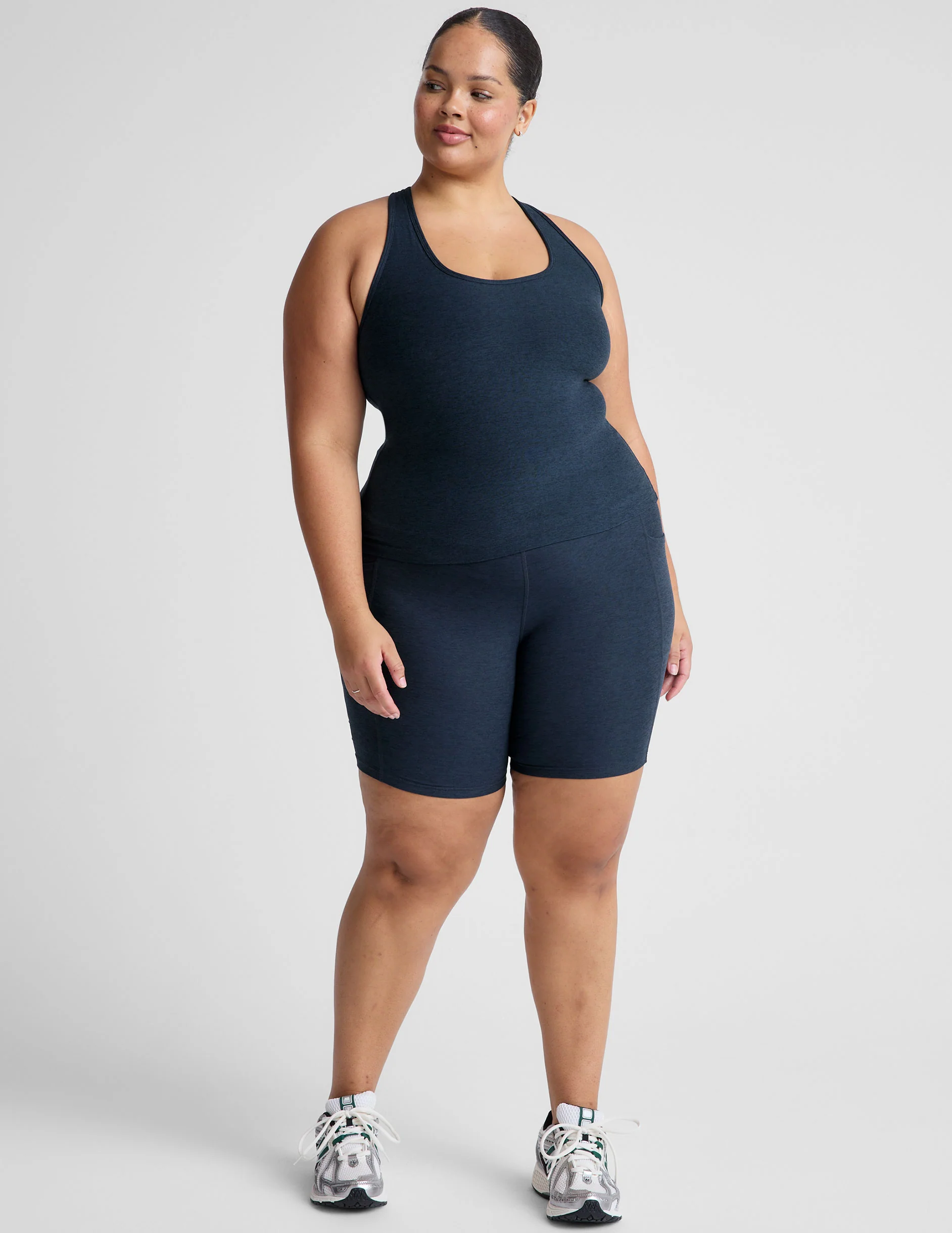 Spacedye Step Up Racerback Tank (1X-4X) - Styles Love