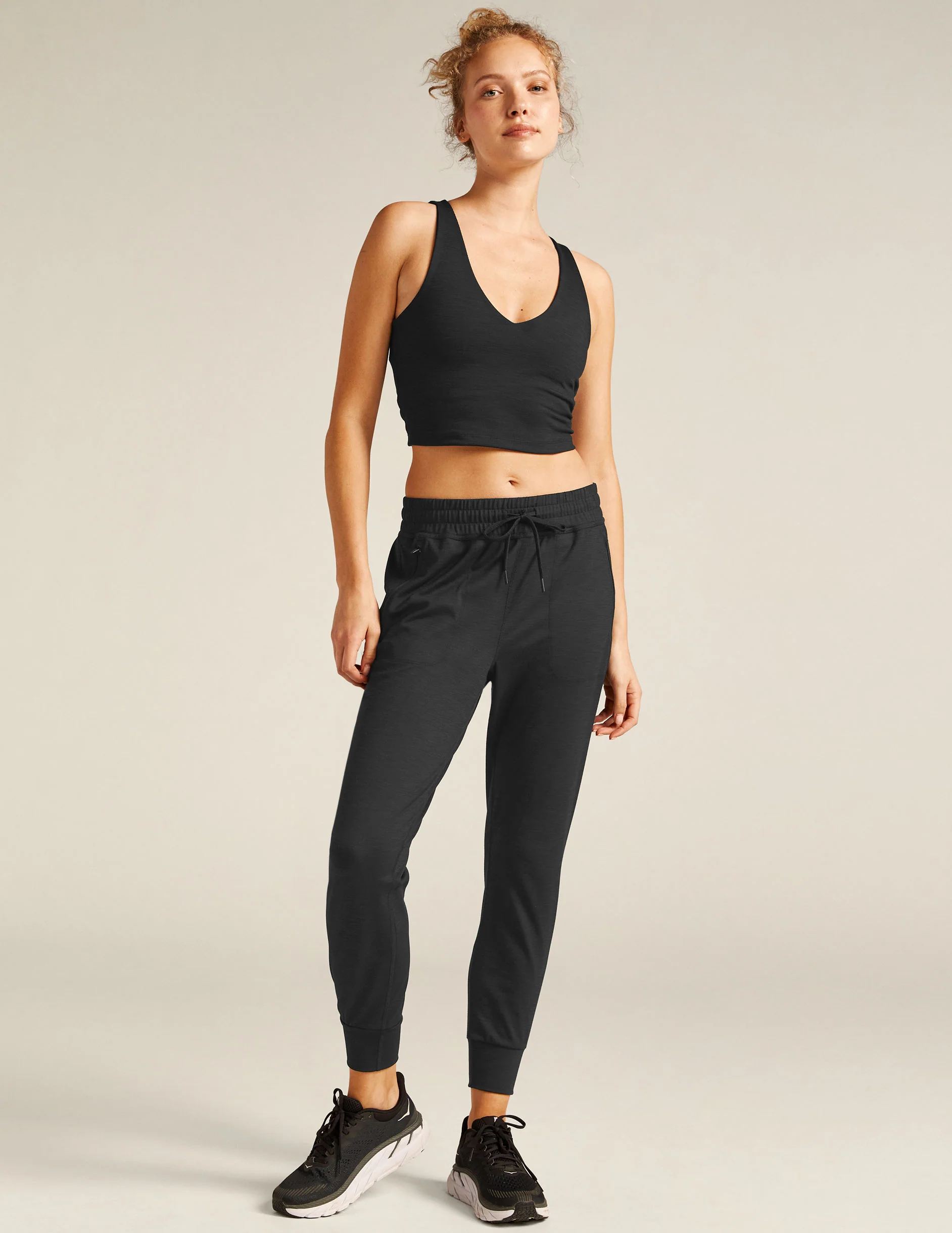 Heather Rib Street Jogger - Styles Love