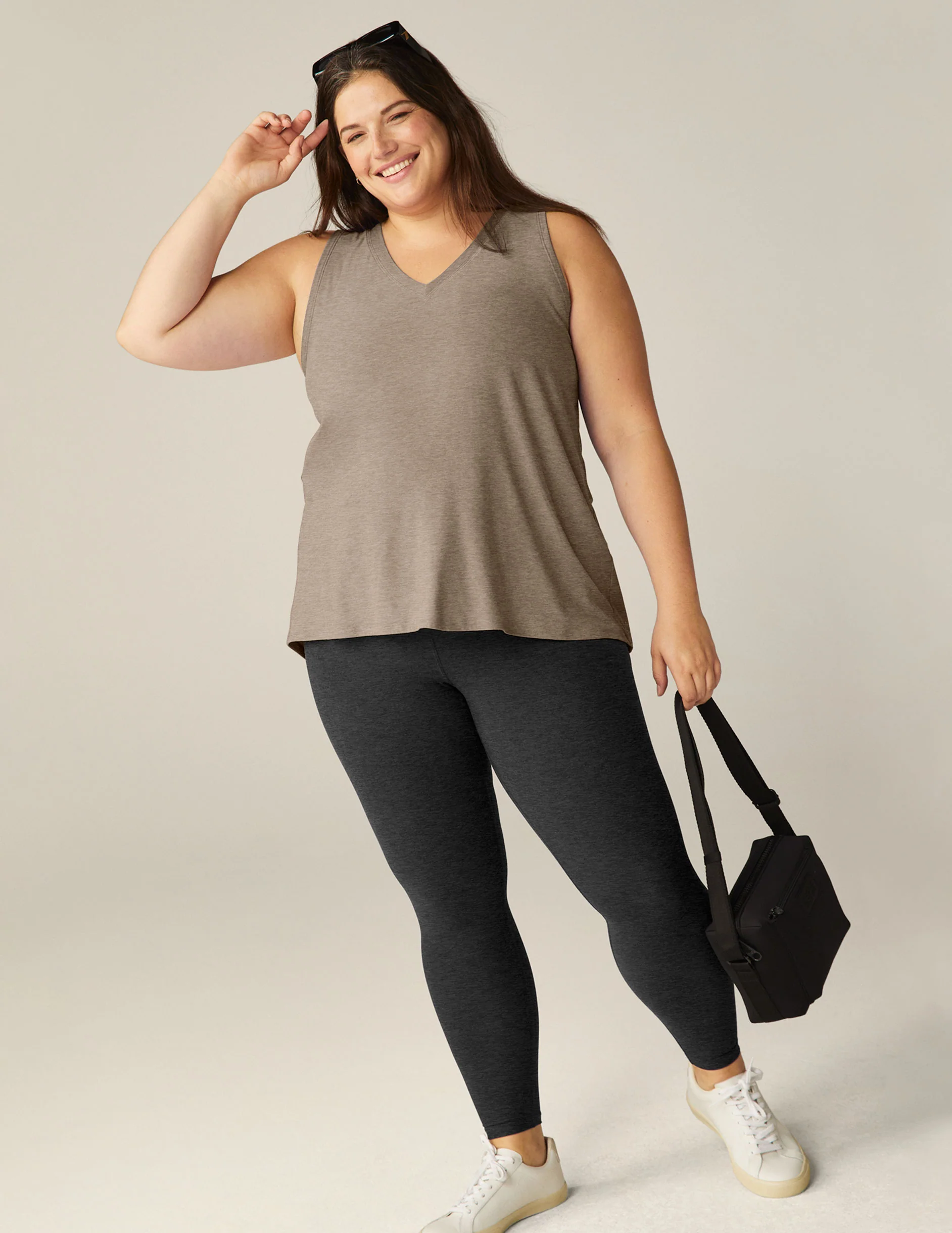 Featherweight All About It Split Back Tank - Styles Love