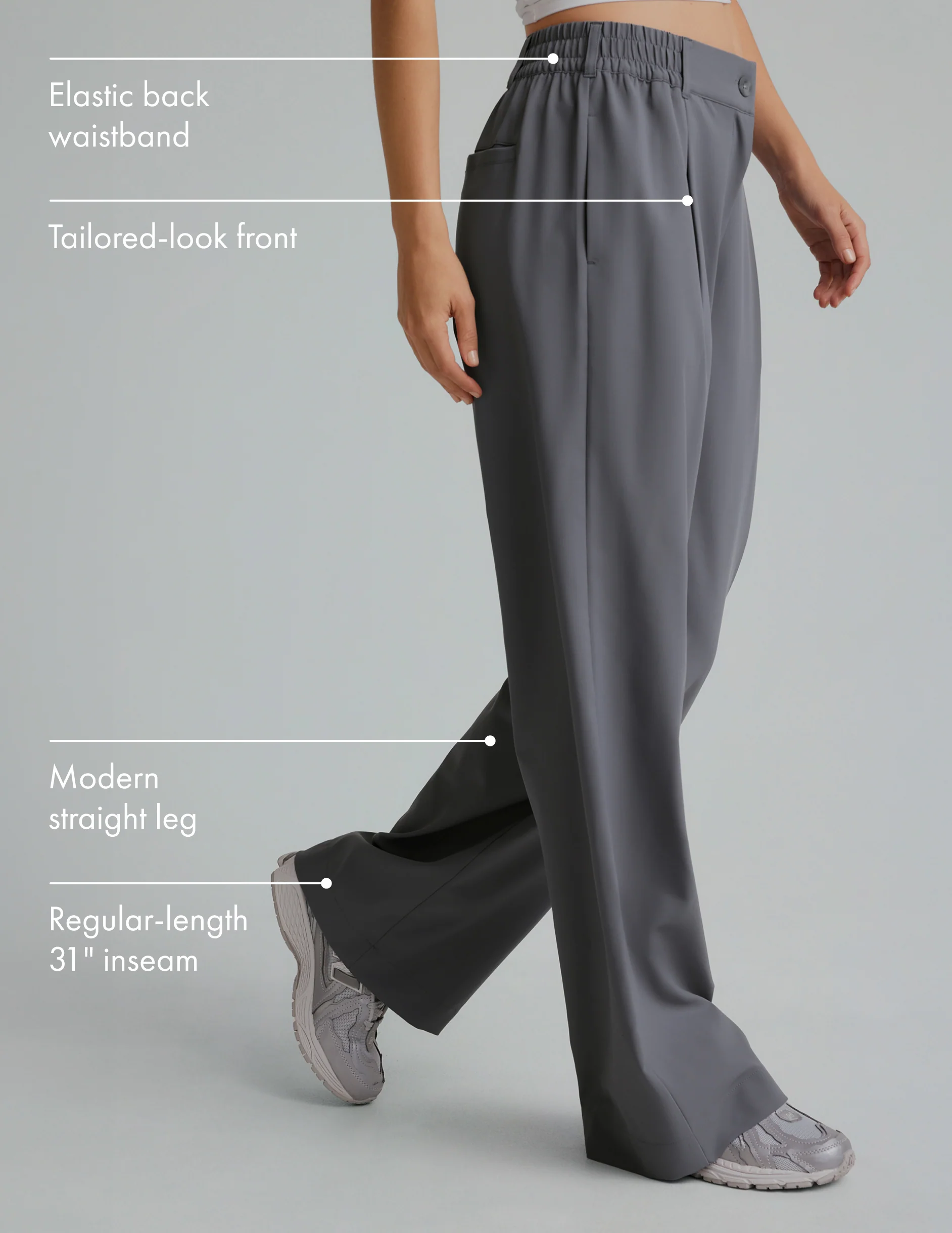 Status Wide Leg Trouser - Styles Love