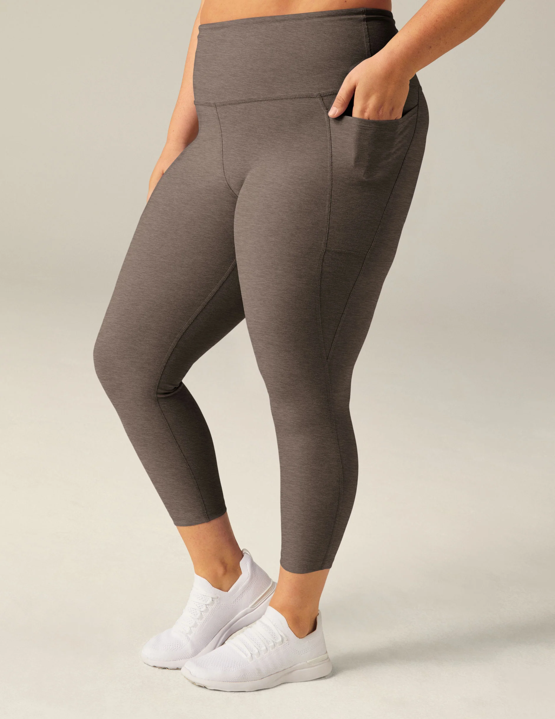 Spacedye Out Of Pocket High Waisted Midi Legging - Styles Love