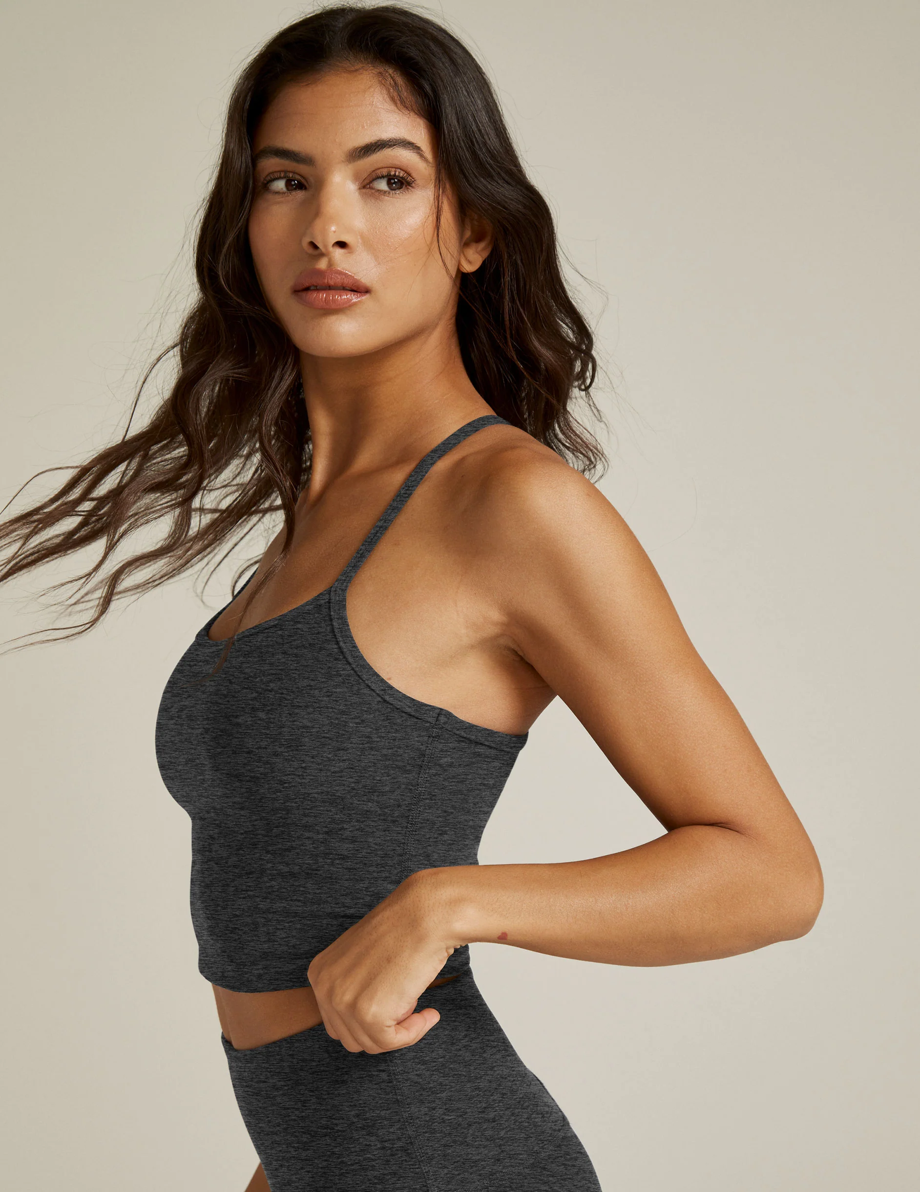 Spacedye Slim Racerback Cropped Tank - Styles Love