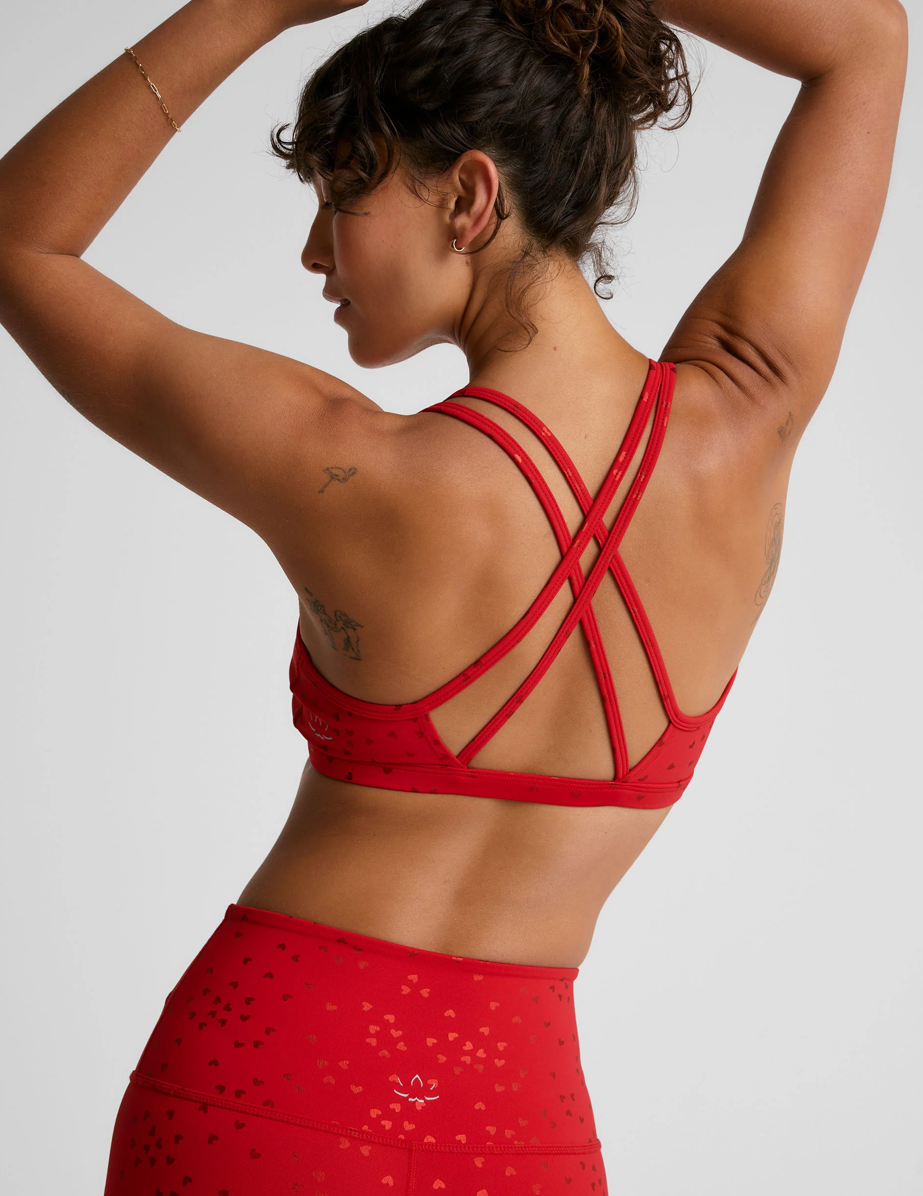Hearts Double Back Bra - Styles Love