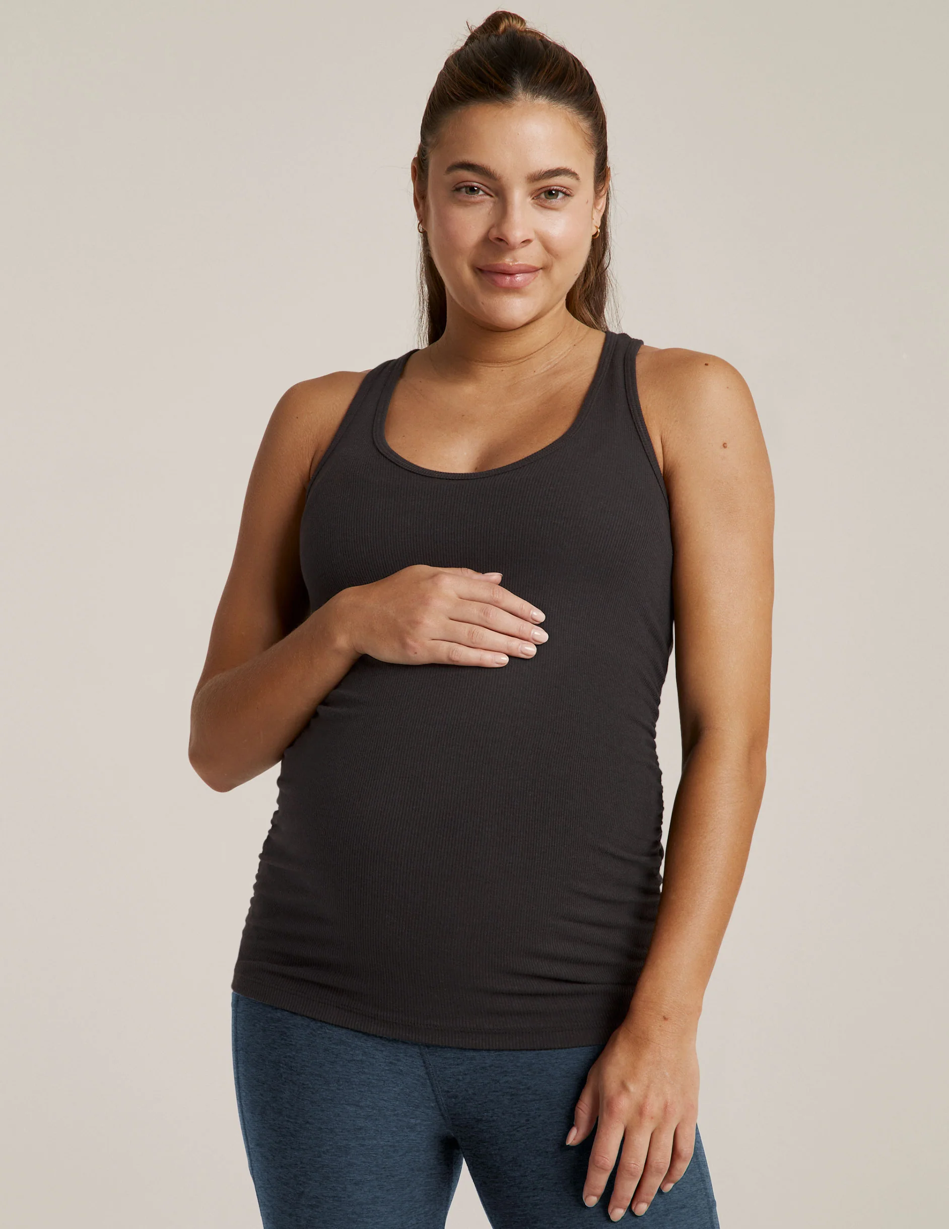 In A Cinch Low V Maternity Tank - Styles Love