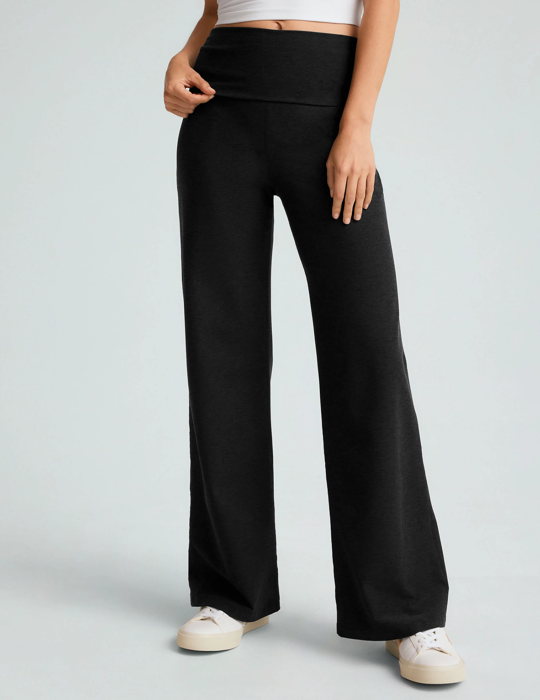 Spacedye Foldover Wide Leg Pant - Styles Love