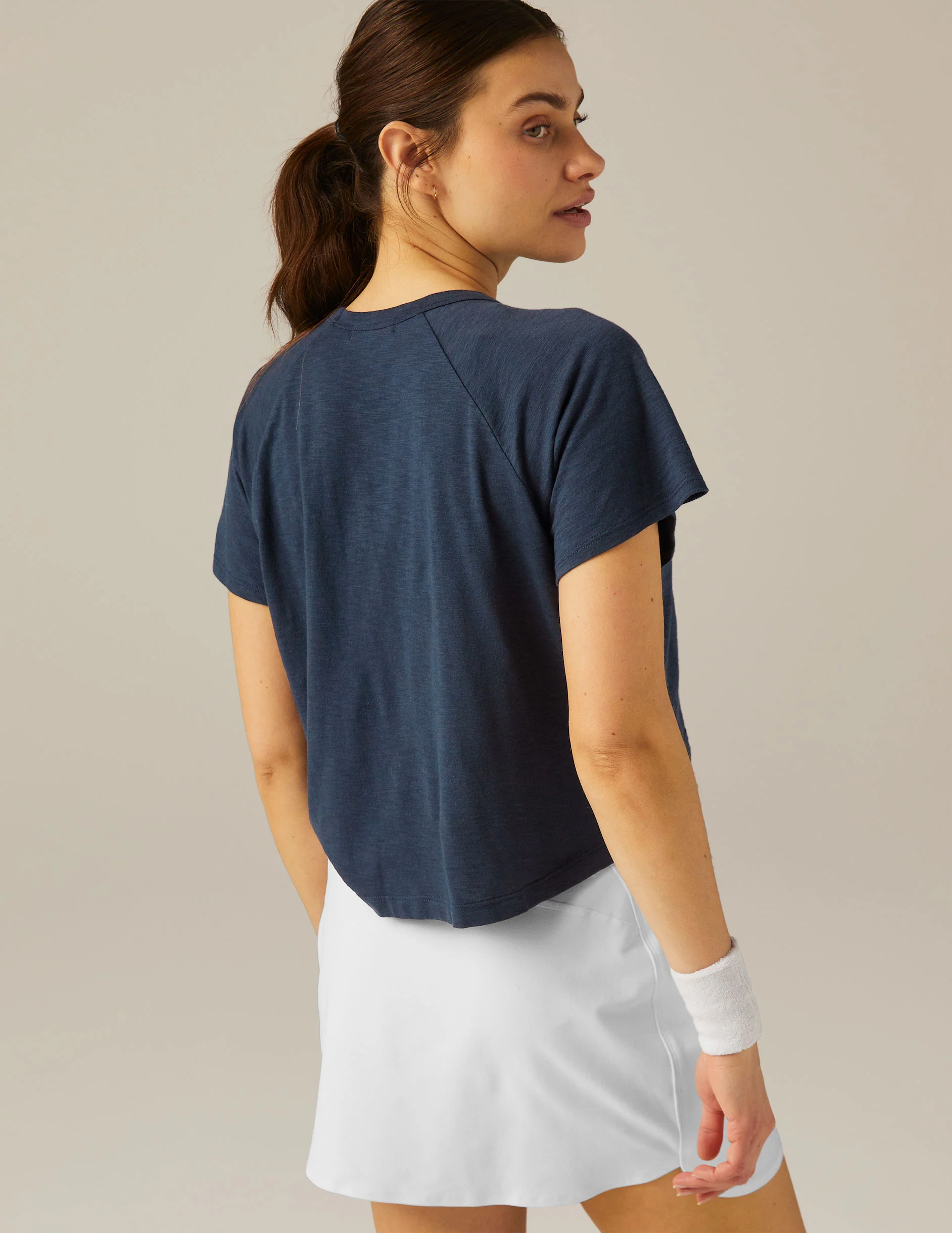 Signature High Low Cropped Tee - Styles Love