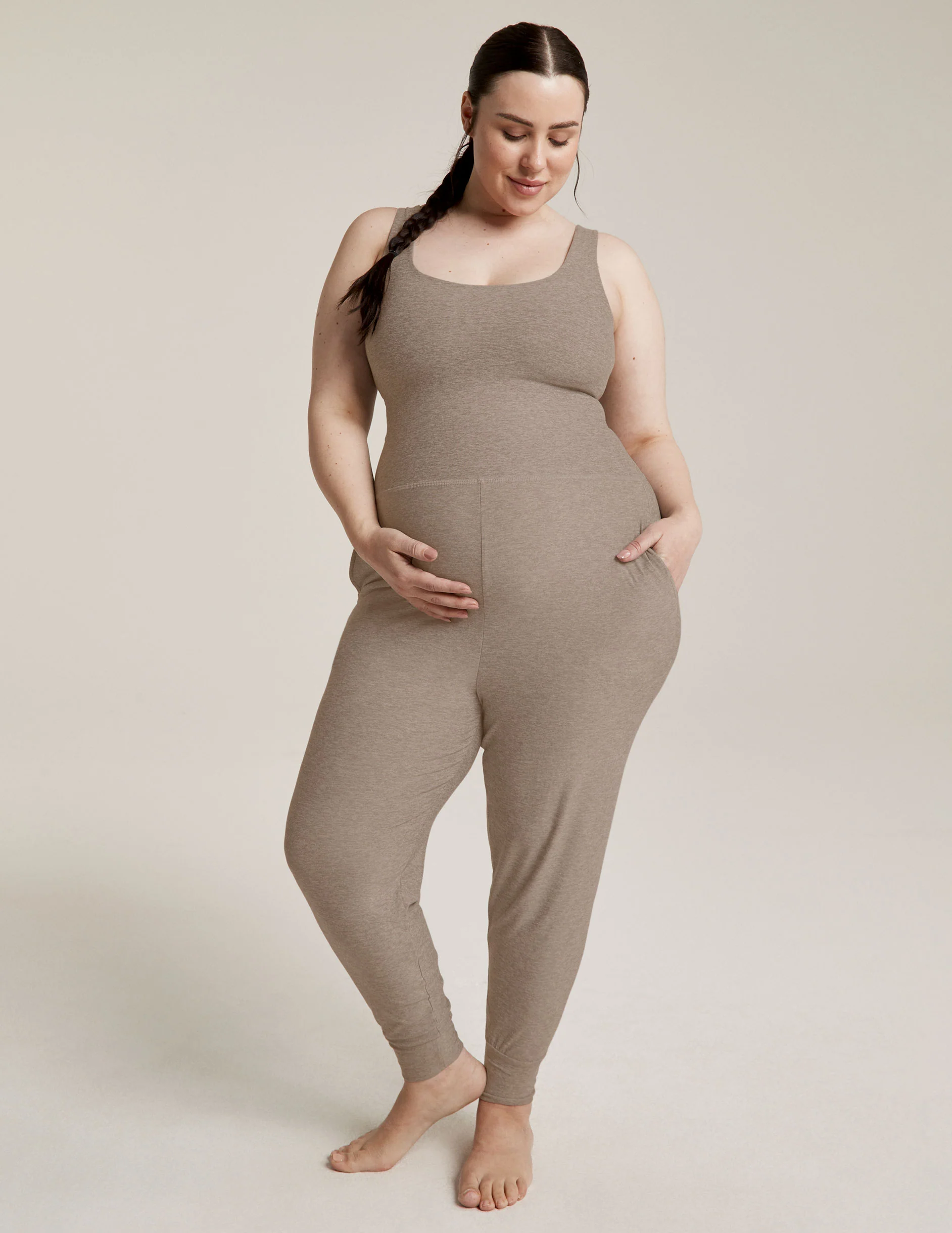 Spacedye Grow In Comfort Maternity Jumpsuit - Styles Love