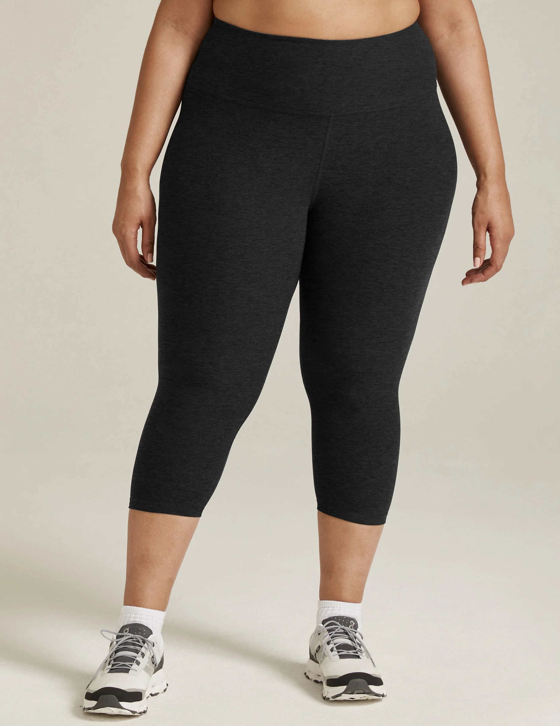 Spacedye Walk And Talk High Waisted Capri Legging - Styles Love