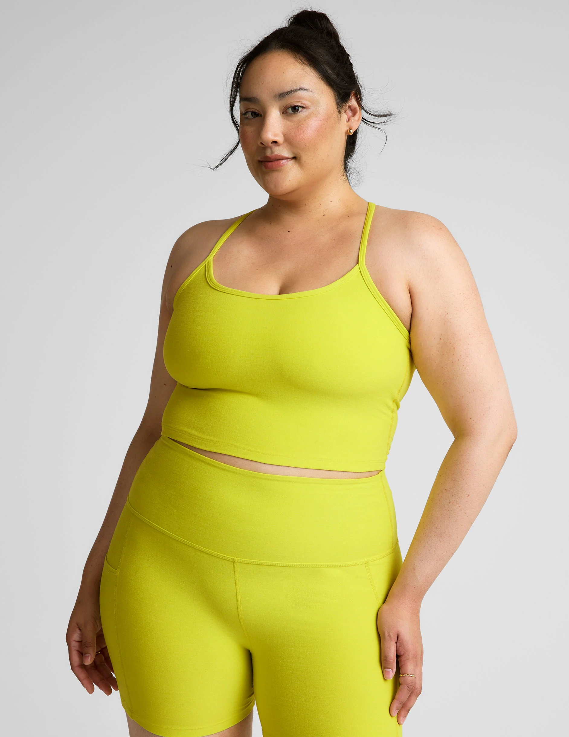 Spacedye Slim Racerback Cropped Tank - Styles Love