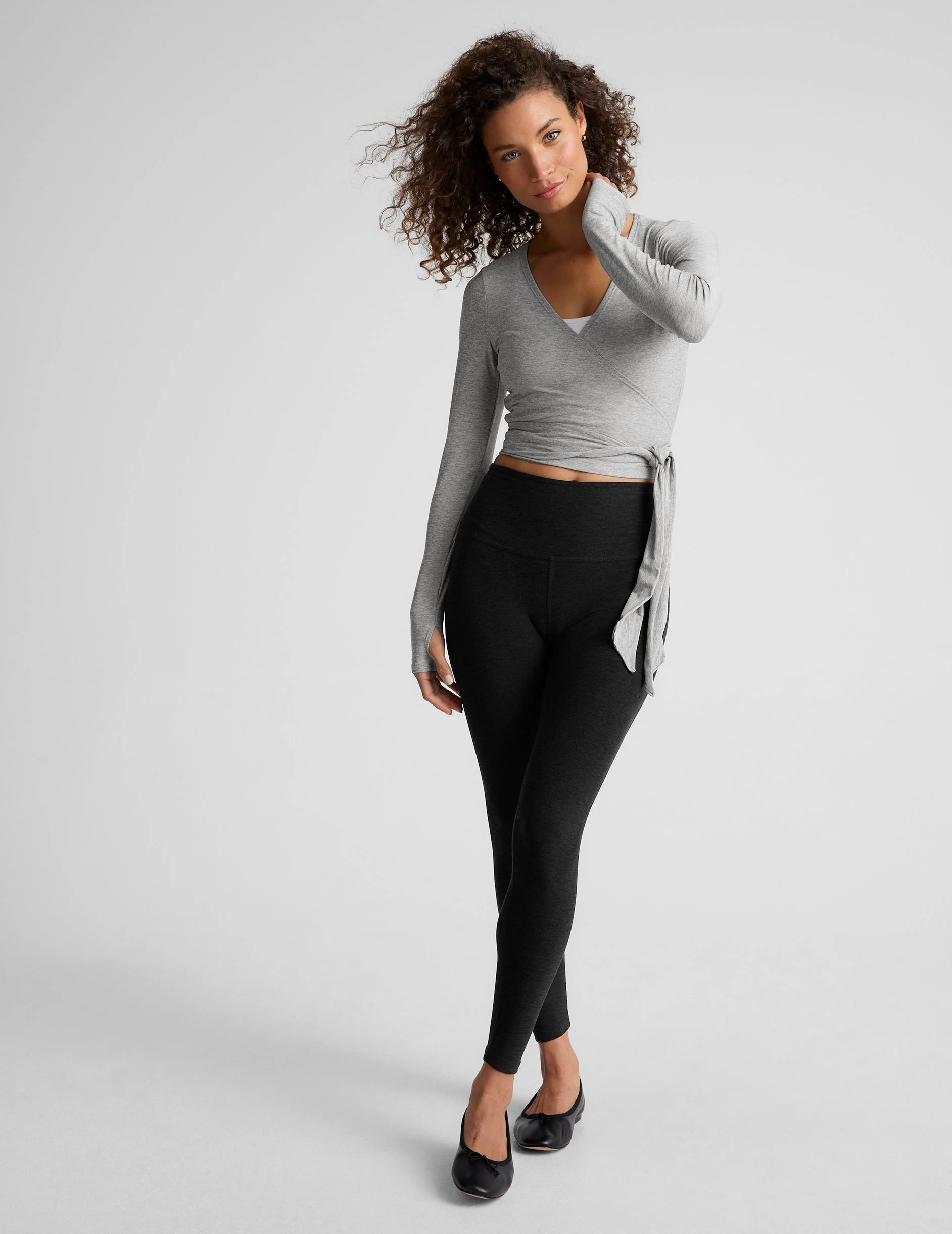 Featherweight Waist No Time Wrap Top - Styles Love