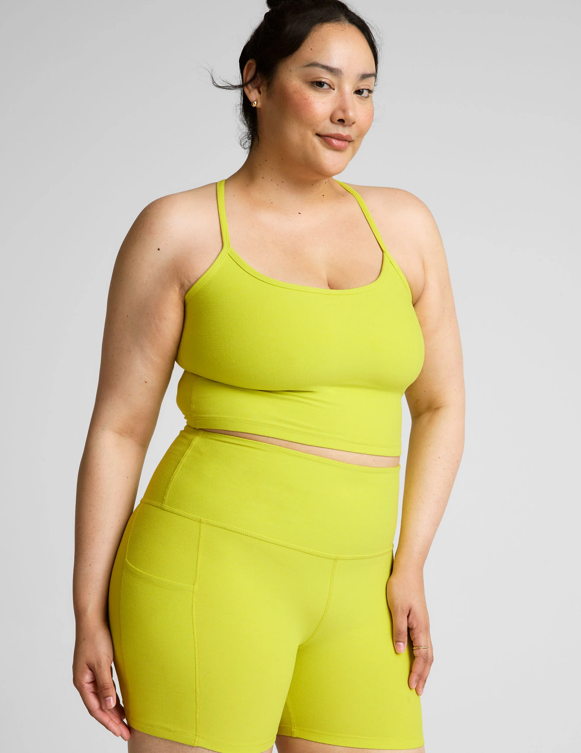 Spacedye Slim Racerback Cropped Tank - Styles Love