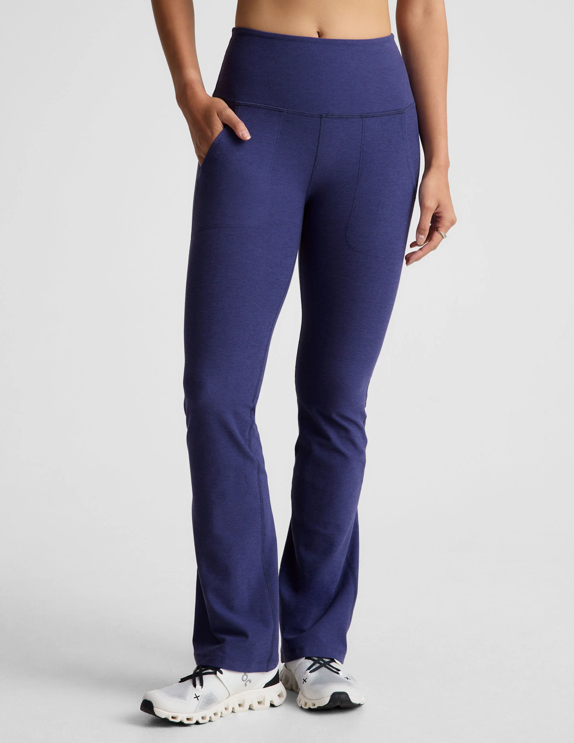 Spacedye High Waisted Practice Pocket Bootcut Pant - Styles Love
