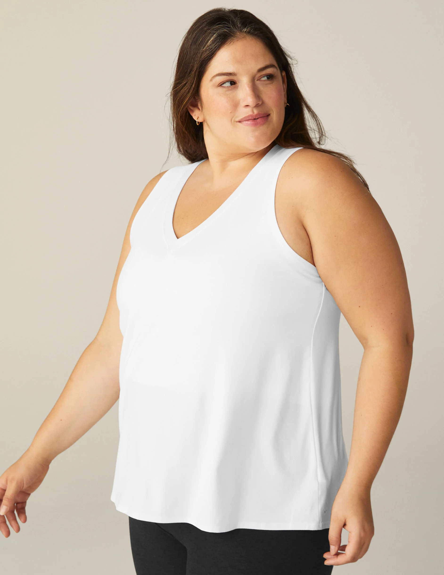 Featherweight All About It Split Back Tank (1X-4X) - Styles Love