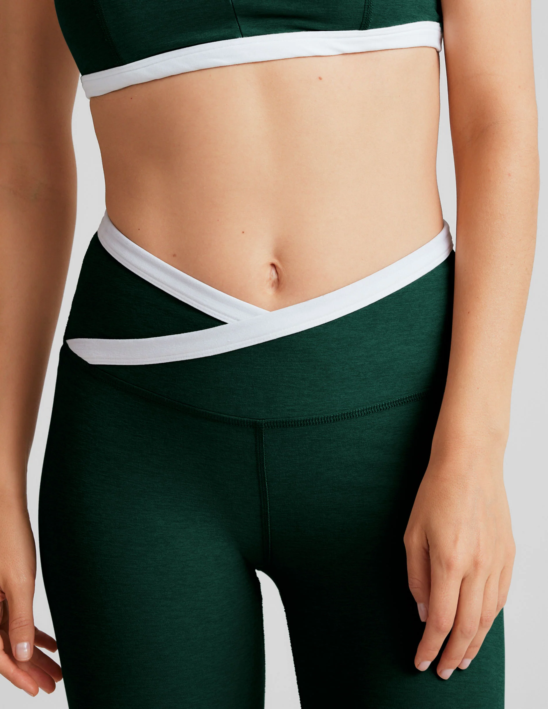 Spacedye Outlines High Waisted Midi Legging - Styles Love