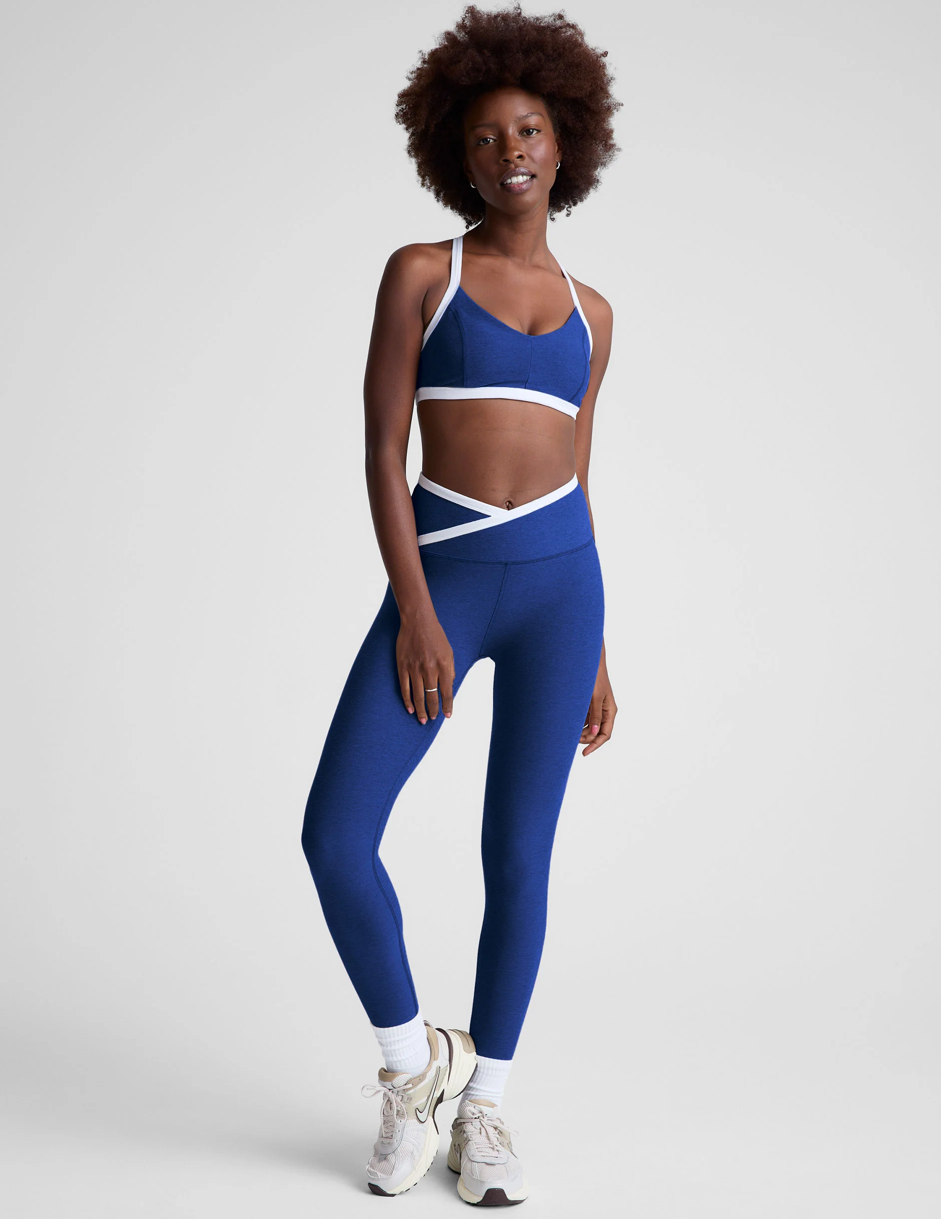 Spacedye Outlines High Waisted Midi Legging - Styles Love