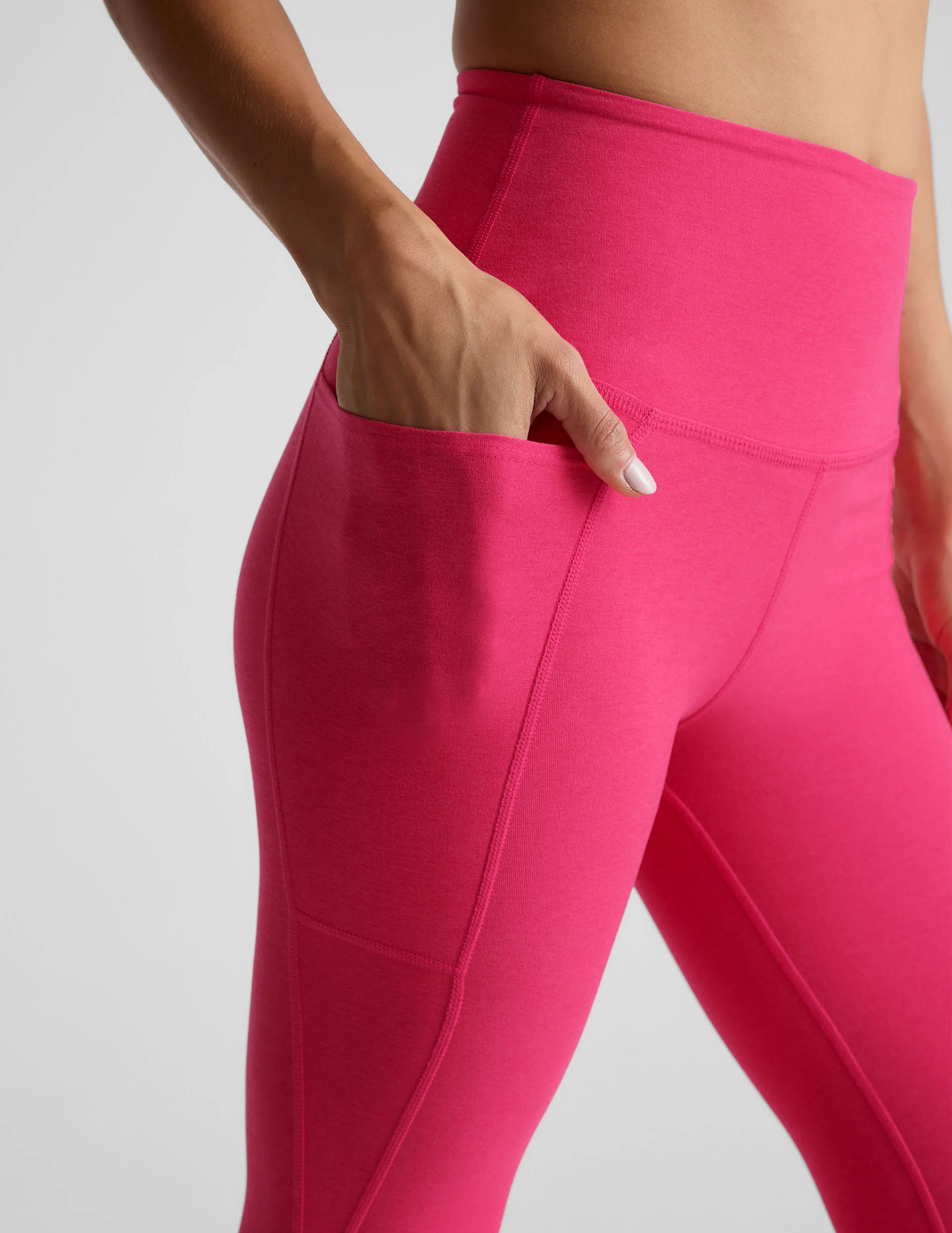 Spacedye Out Of Pocket High Waisted Capri Legging - Styles Love