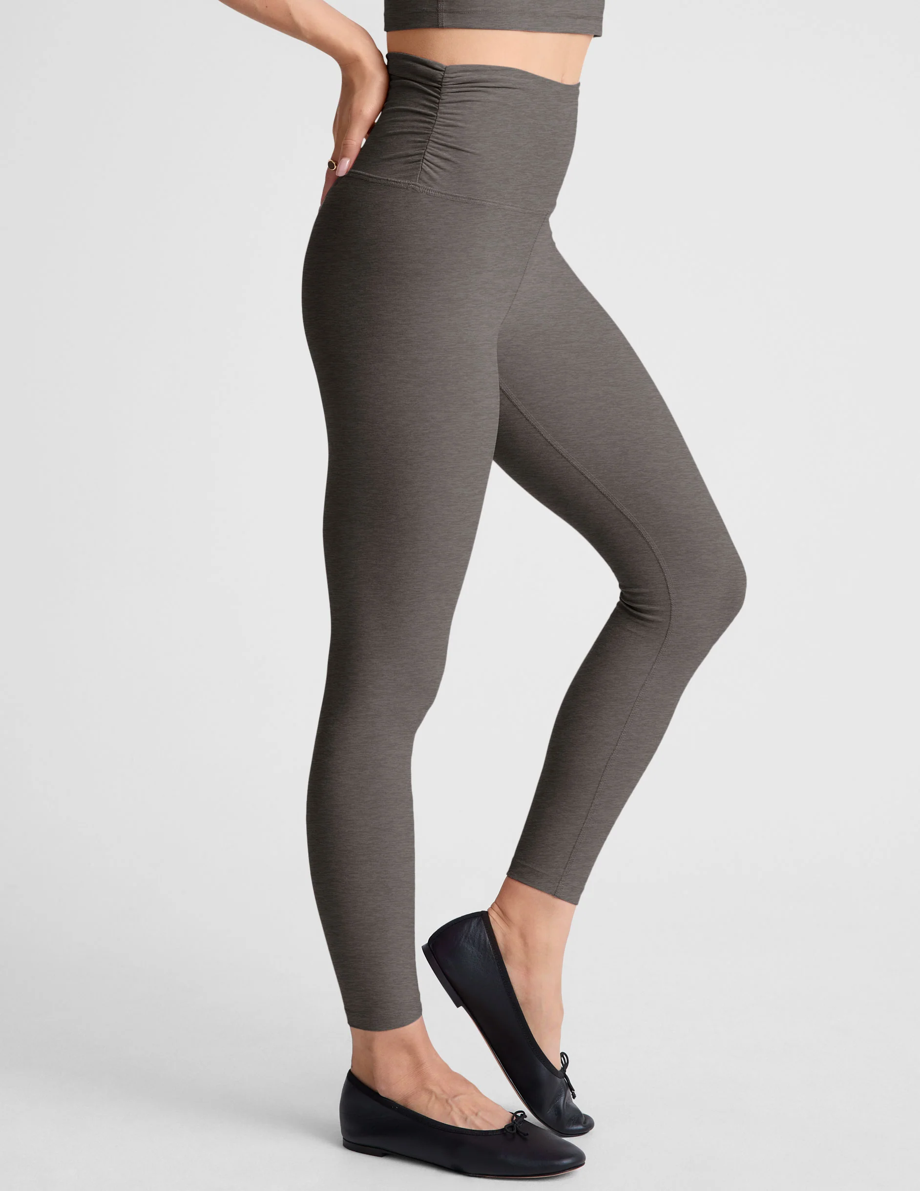 Spacedye Raise The Barre Shirred Legging - Styles Love