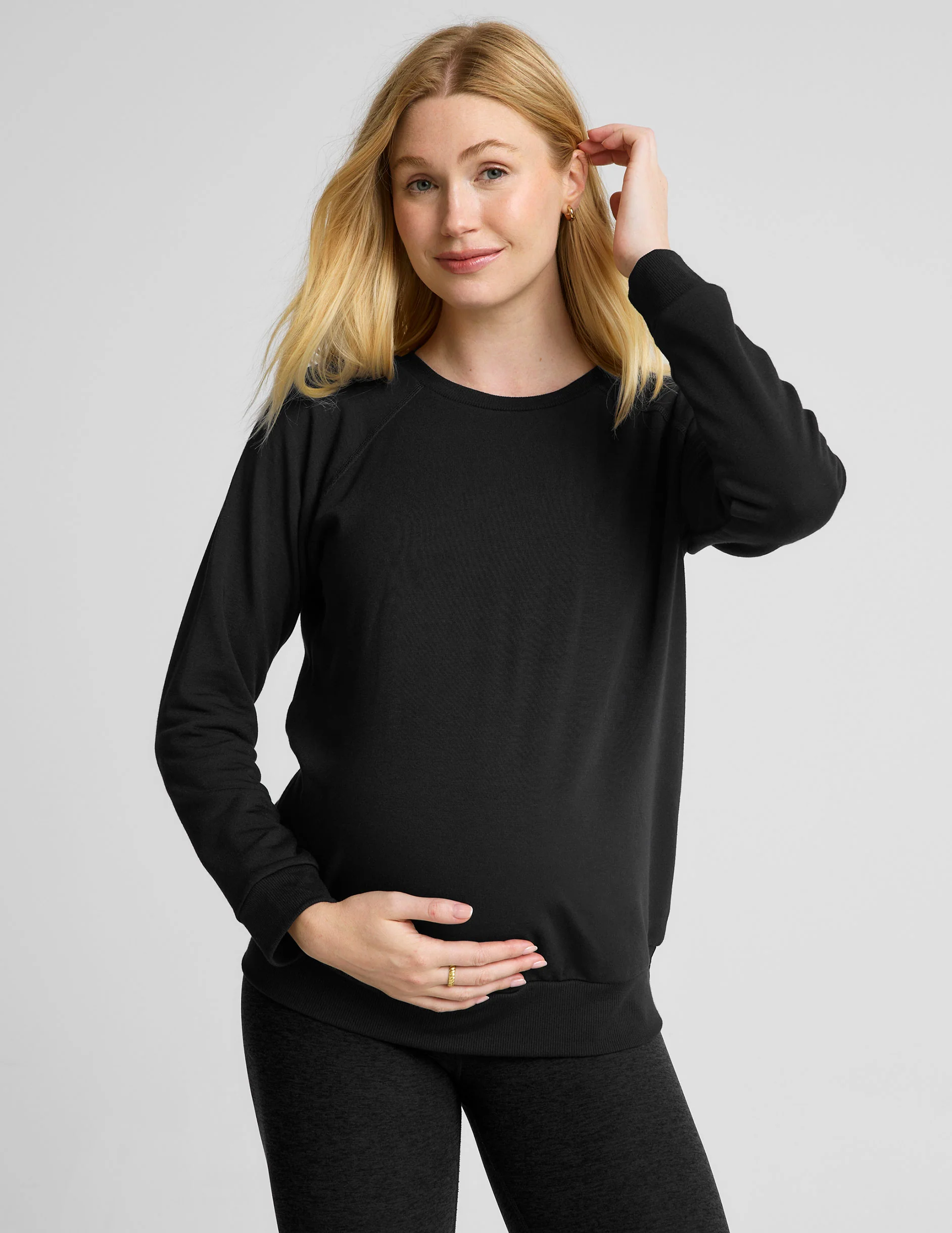 Favorite Raglan Maternity Pullover - Styles Love