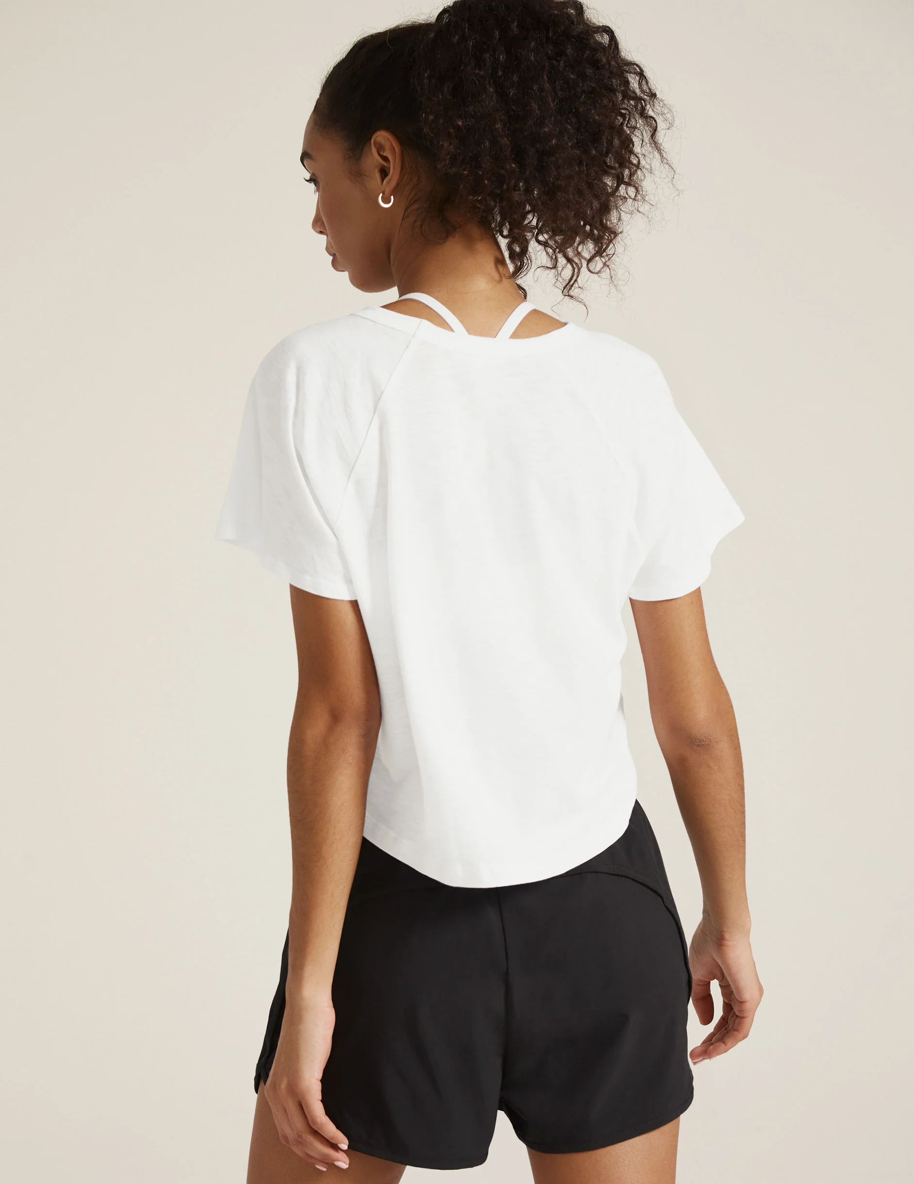 Signature High Low Cropped Tee - Styles Love