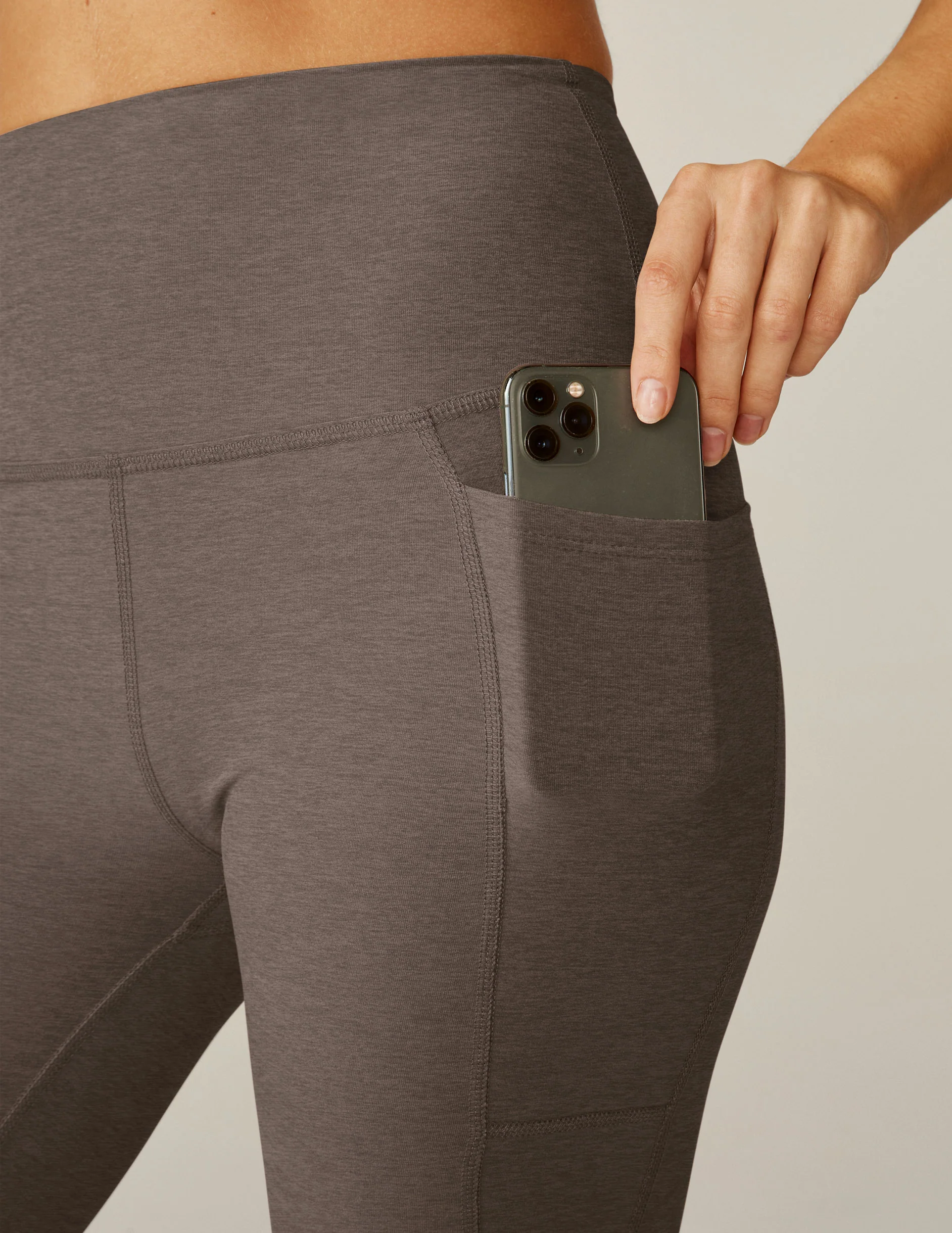 Spacedye Out Of Pocket High Waisted Midi Legging - Styles Love